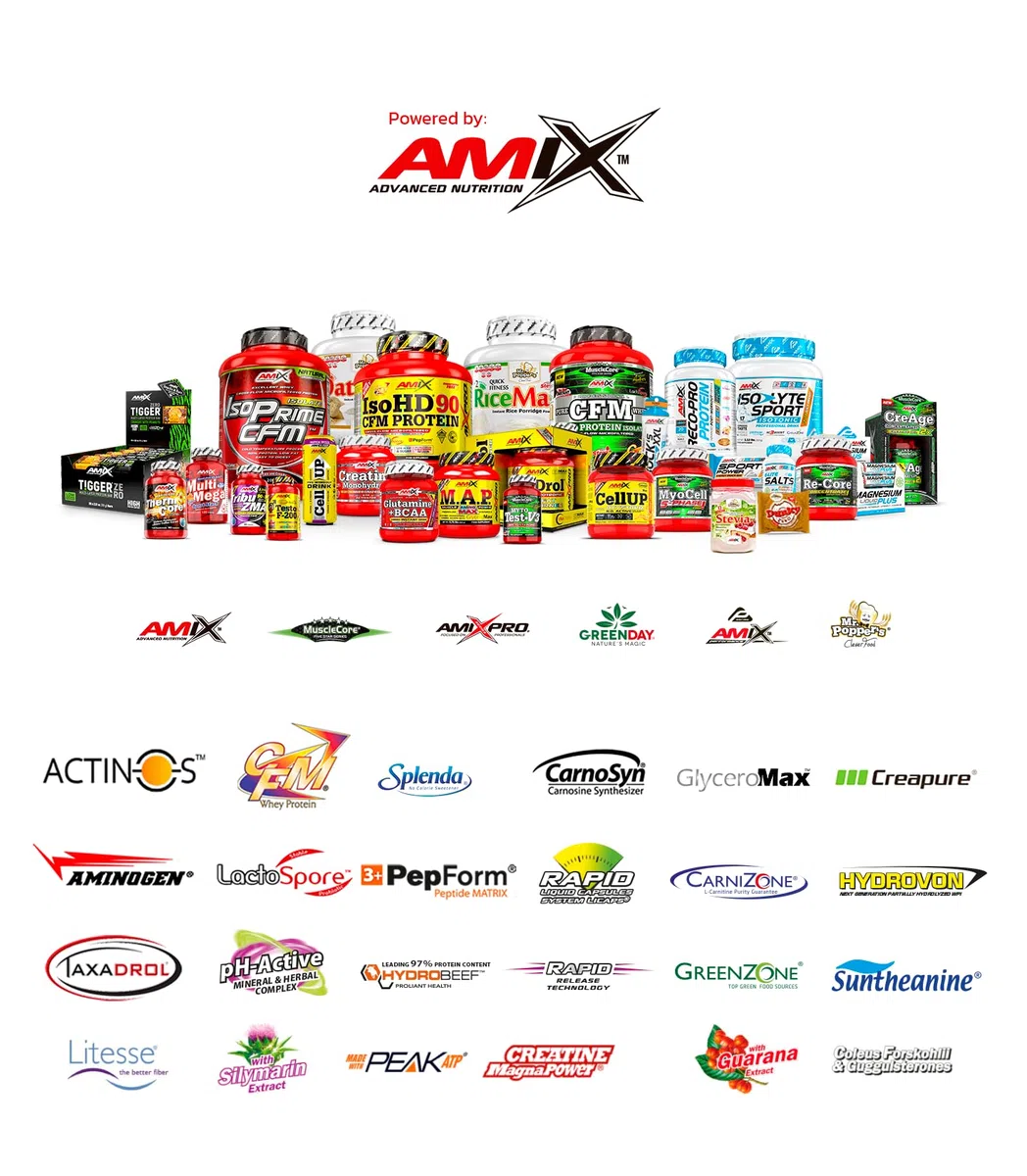 AMIX - Complemento Alimenticio - Carbojet Basic - Carbohidratos y Proteínas para Aumentar la Masa Muscular - Con Concentrado de Proteína de Suero -Recuperador Muscular - Sabor Fresa - 3 KG