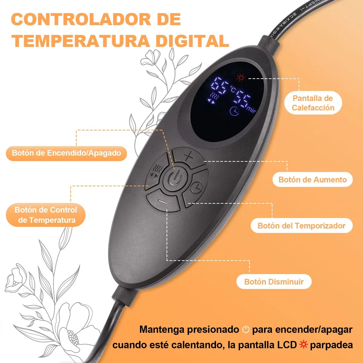 21 Piezas Calentador Piedras Calientes con Control de Temperatura,Kit Piedras Calientes Hot Stones Massager de Basalto para Masaje de Cuerpo Completo Spa Relajación (21 Piezas)