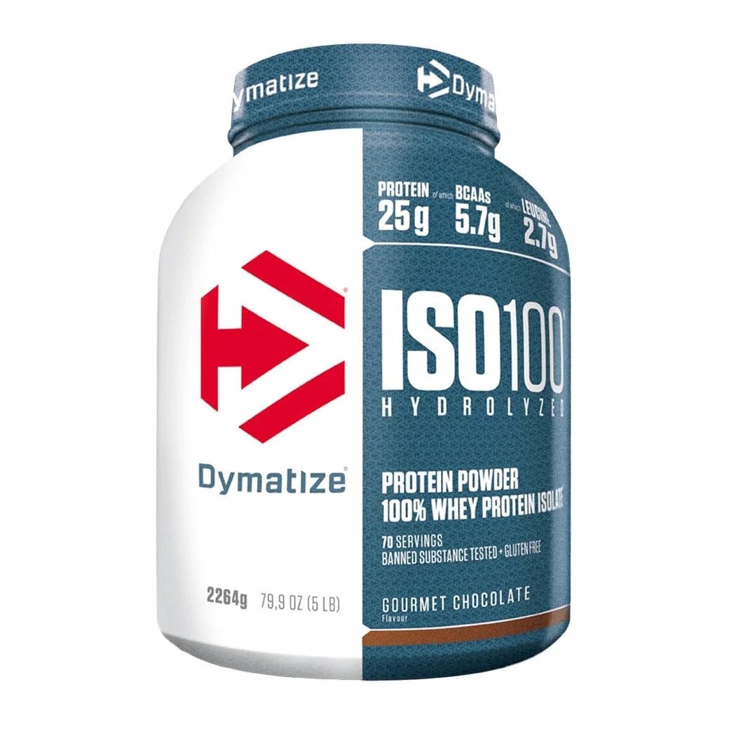 Dymatize ISO 100 Hydrolyzed Gourmet Chocolate 2264g