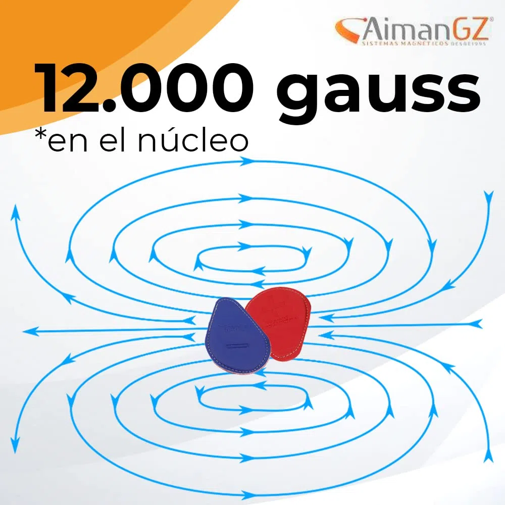 Imanes Neodimio N52 11.5x8.5cm Par Polipiel LAVABLES Pack 2