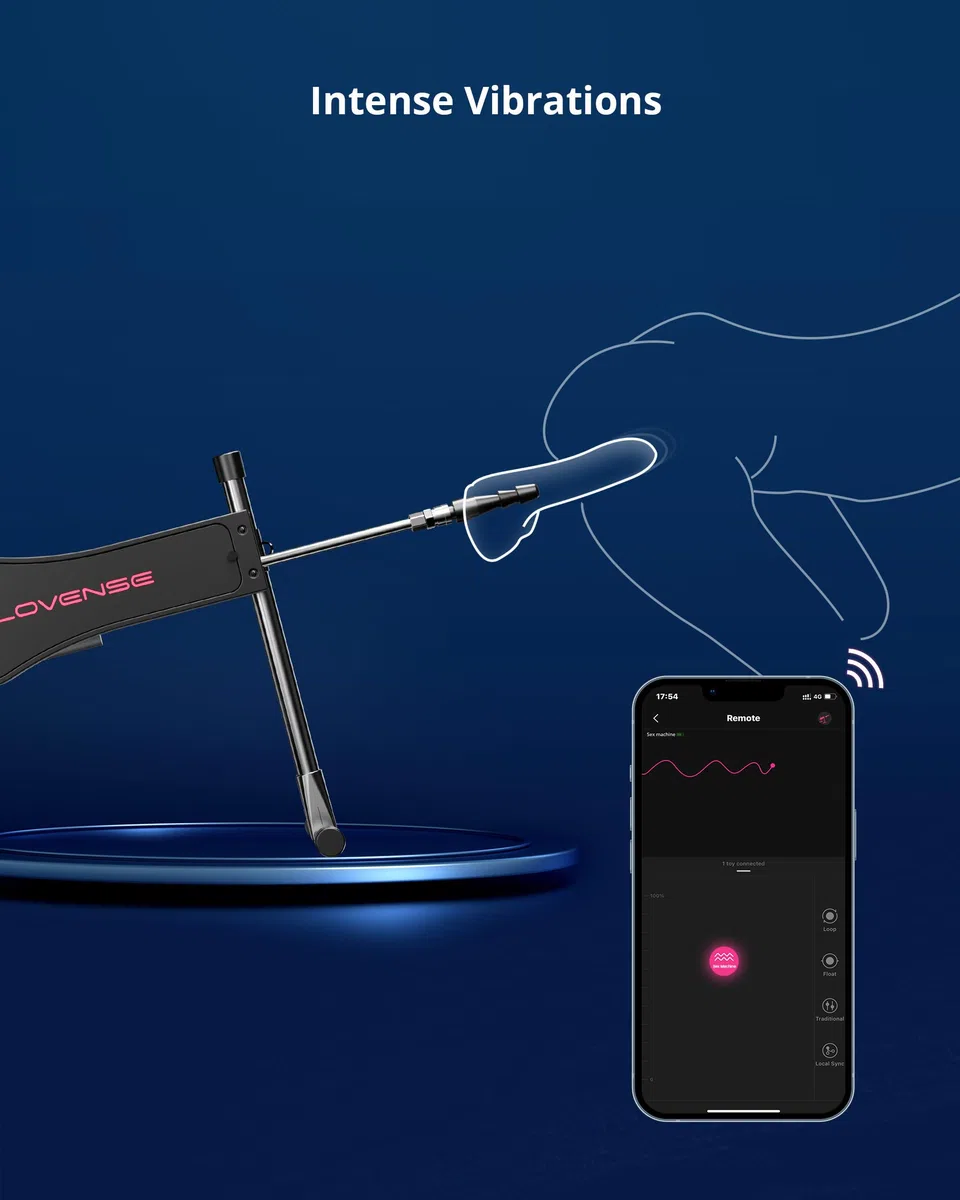 LOVENSE Maquina Sexual Automática, Vibradores Consoladores Control Remoto App, Juguetes Sesxuales para Los Dos