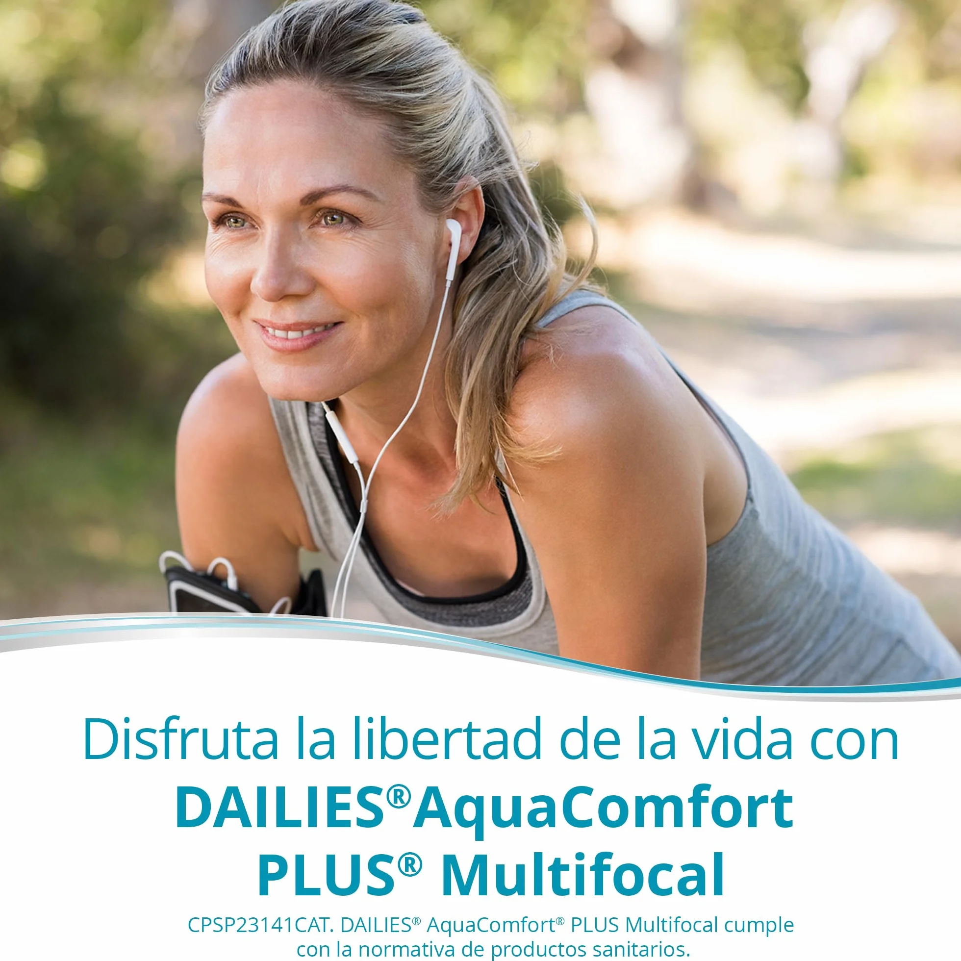 Dailies AquaComfort Plus Multifocal Lentes de contacto progresivas reemplazo diario Pack 30 R 8.7 mm D 14.0 mm adición alta +1.5 Diopt