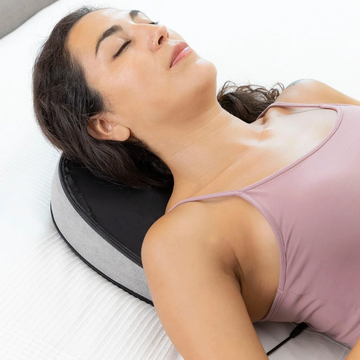 InnovaGoods Masajeador shiatsu térmico 2 en 1 Futsa para espalda y cuello
