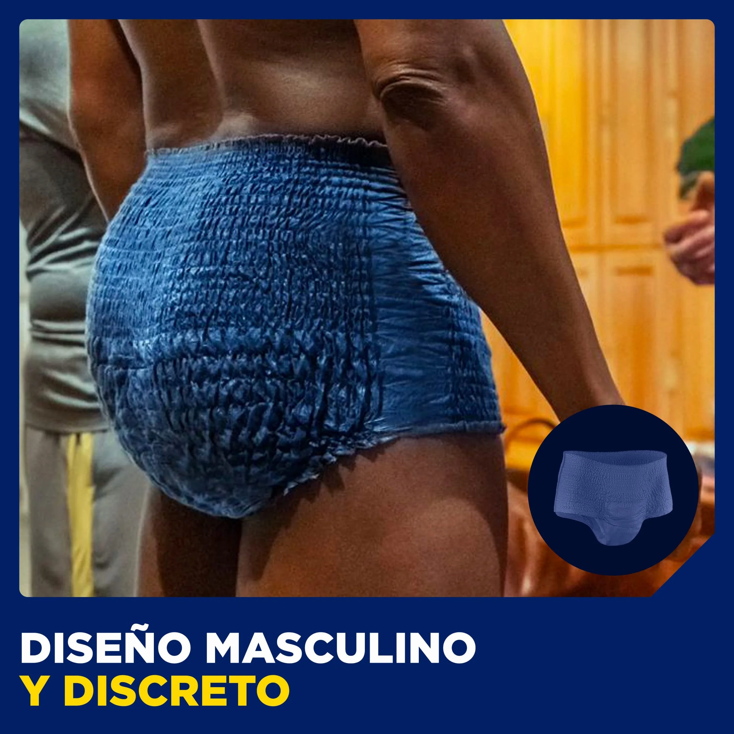 TENA Ropa interior absorbente desechable para incontinencia Active Fit para hombres, para fugas de orina moderadas a intensas, ropa interior talla M - 36 (4 x 9)
