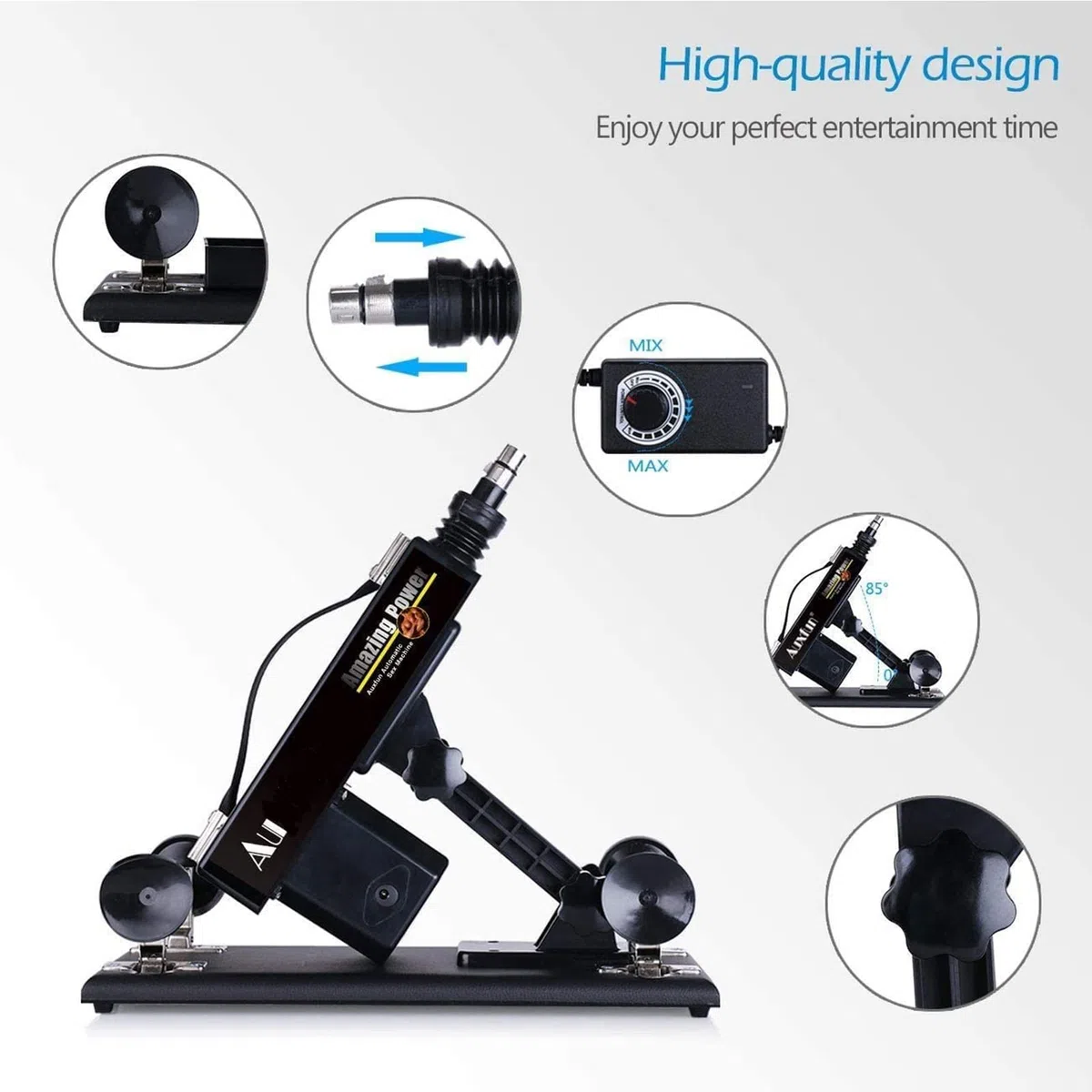 - Sěx Máquinas Automáticas para Mujer Pareja, Śexhine Empuje Ajustable con 8 Accesorios, Maquina Śexừal con Coñsolådør para Púnto Ġ Vaĝinàl Y Juègo Ānal, para Mäsťurbación Femenina