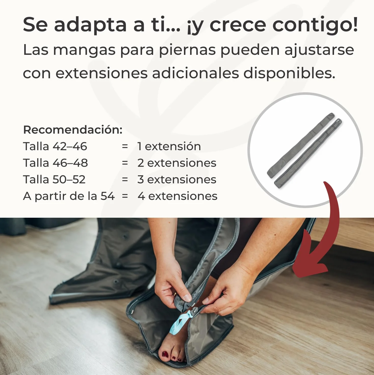 Venen Engel 6 Premium Equipo de masajes por presoterapia casa botas 6 cámaras aire desactivables presión tiempo configurable 6 programas