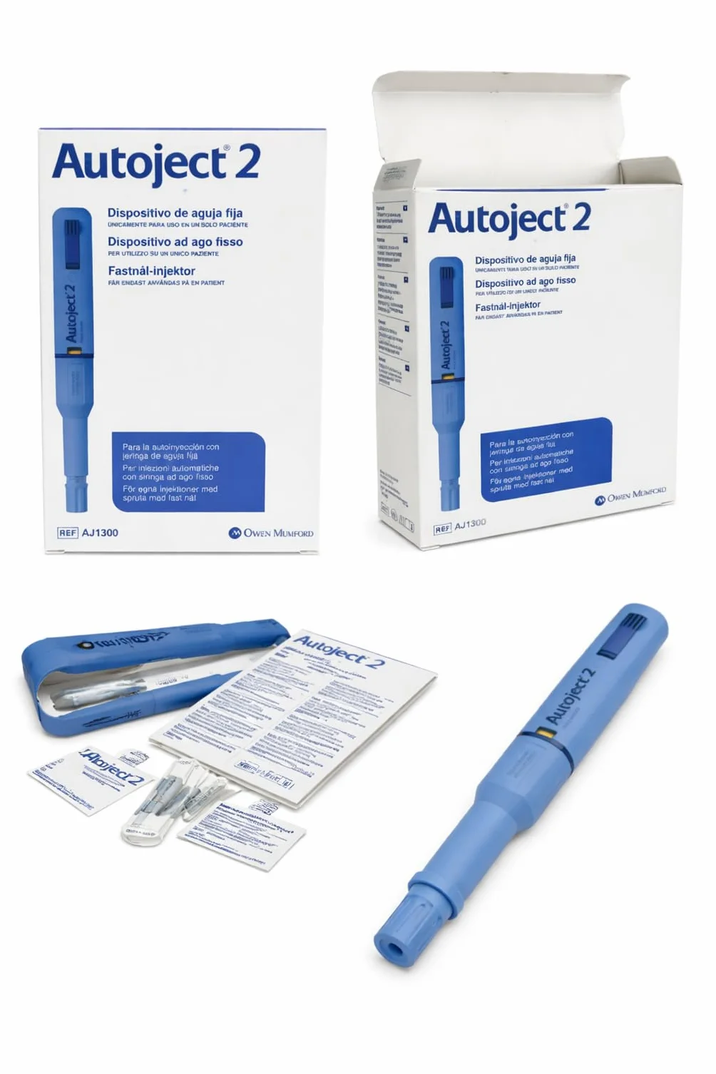 OWEN MUMFORD INC. OWNAJ1300 Autoject 2 Dispositivo de ayuda para autoinyección, cuidado de la salud personal