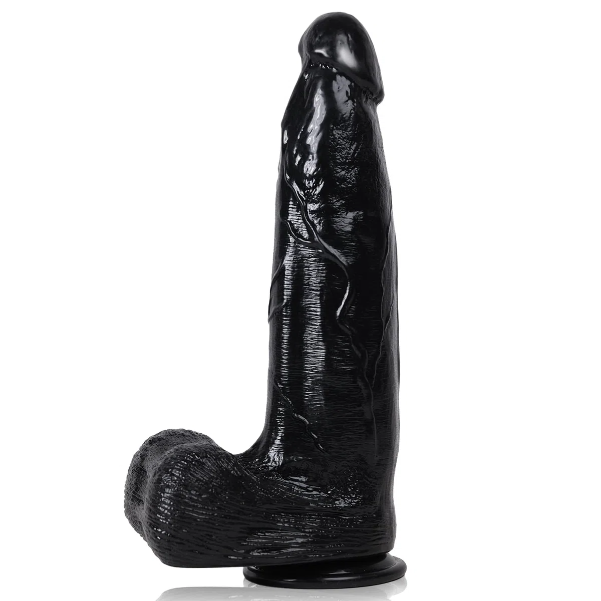 32 cm Consolador XXL Gigante Realista y 7 cm de Ancho Diámetro, Consolador Gigante Negro con Ventosa Fuerte, Juguete Sexual Grueso y Grande para Adultos, Hombres y mujeres
