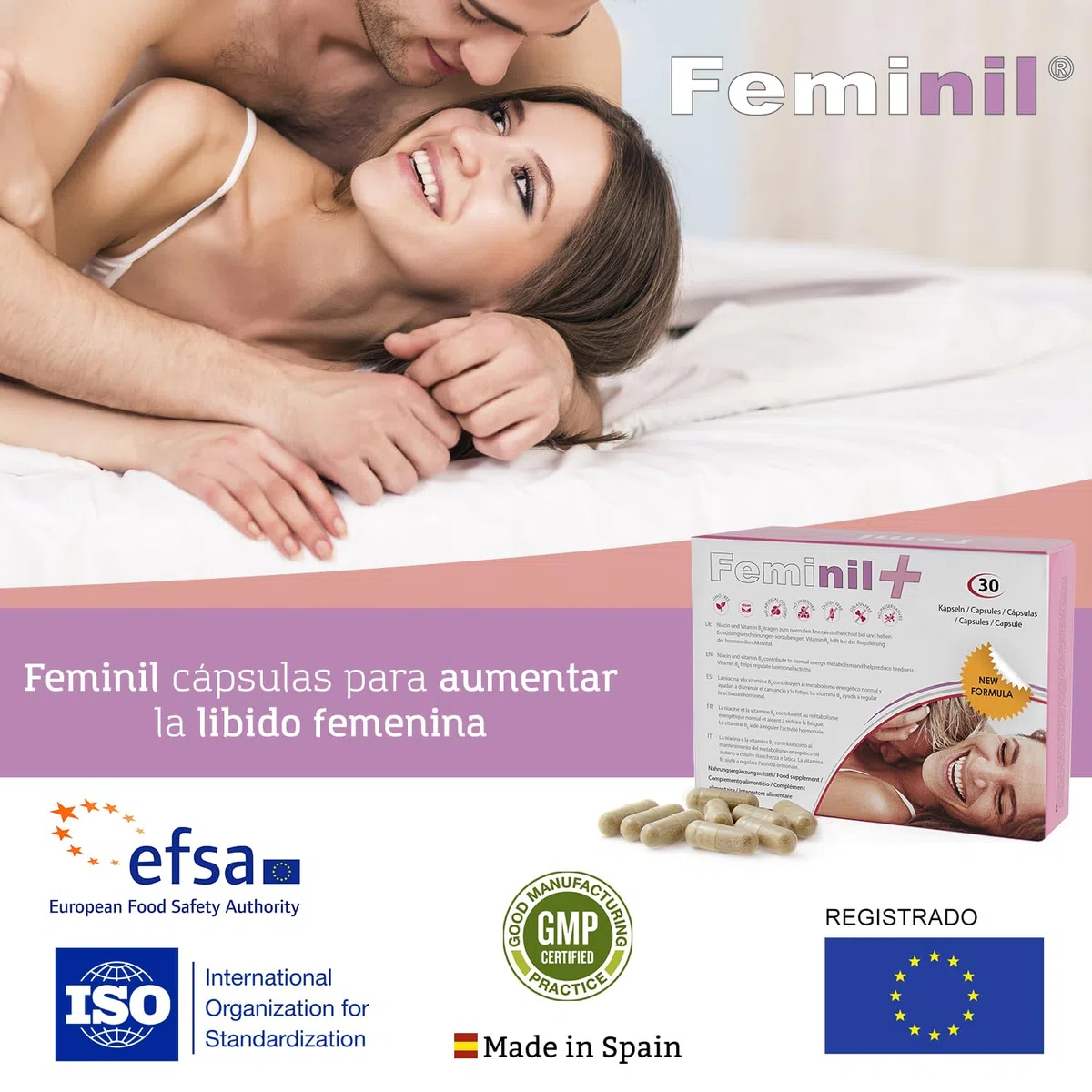 Aumentar la libido - 5 Feminil: Pastillas para aumentar la excitación femenina