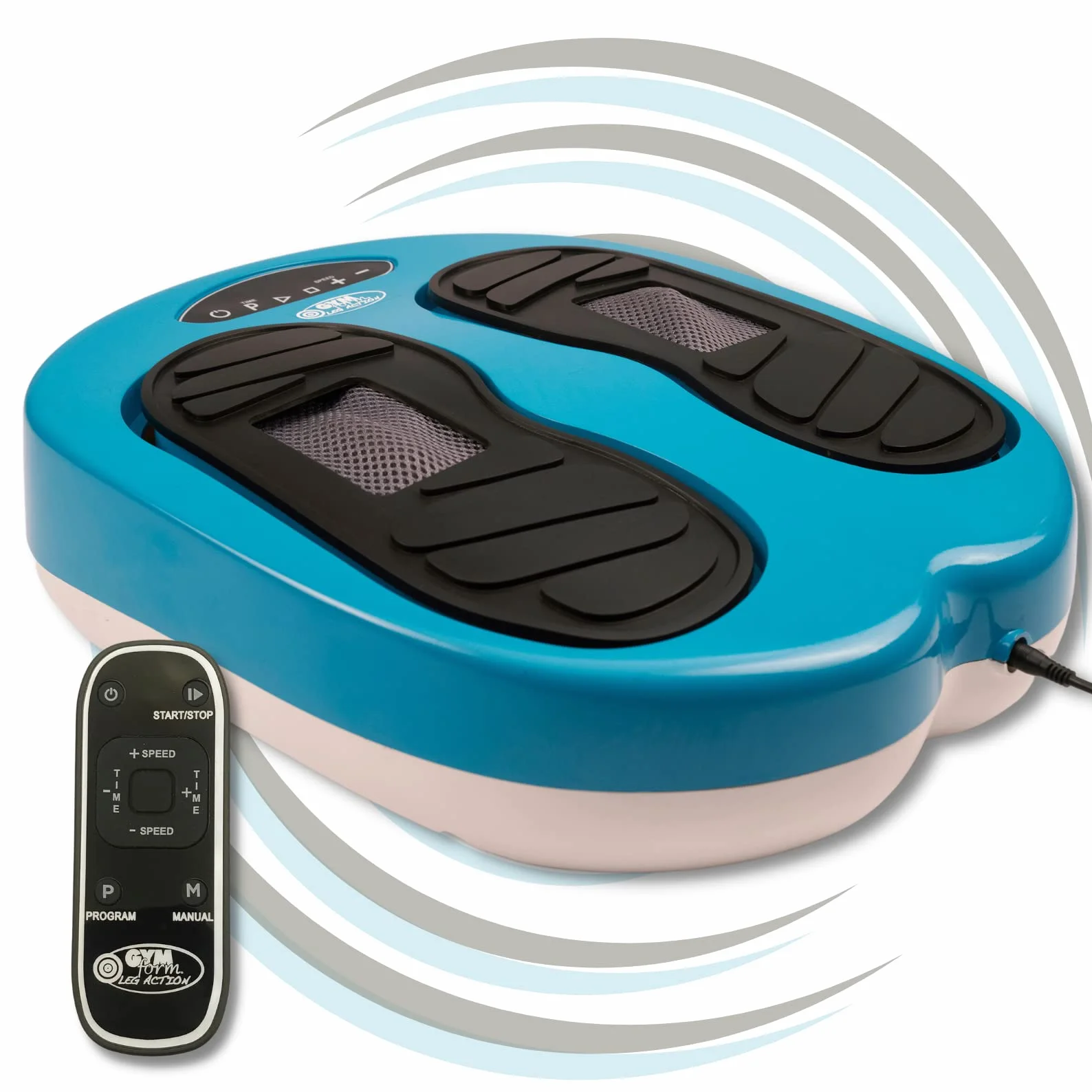 GYMFORM Masajeador de Pies y Piernas Shiatsu con Control Remoto, 6 Programas, 15 Velocidades