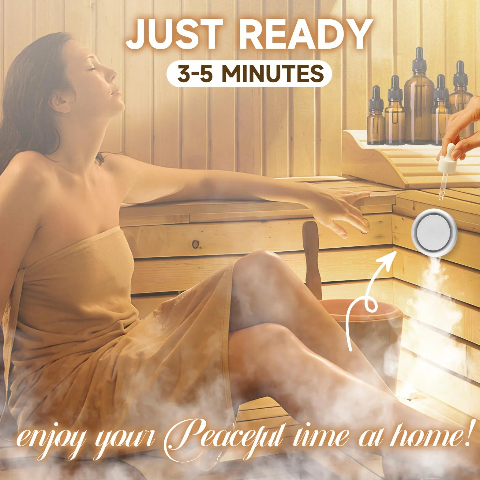 Hanchen 9KW Generador de Vapor para Sauna Baño Turco Ducha 7.5m³ Temperatura Ajustable 35-55℃ CE Temporizador 10min-12h 380V CE