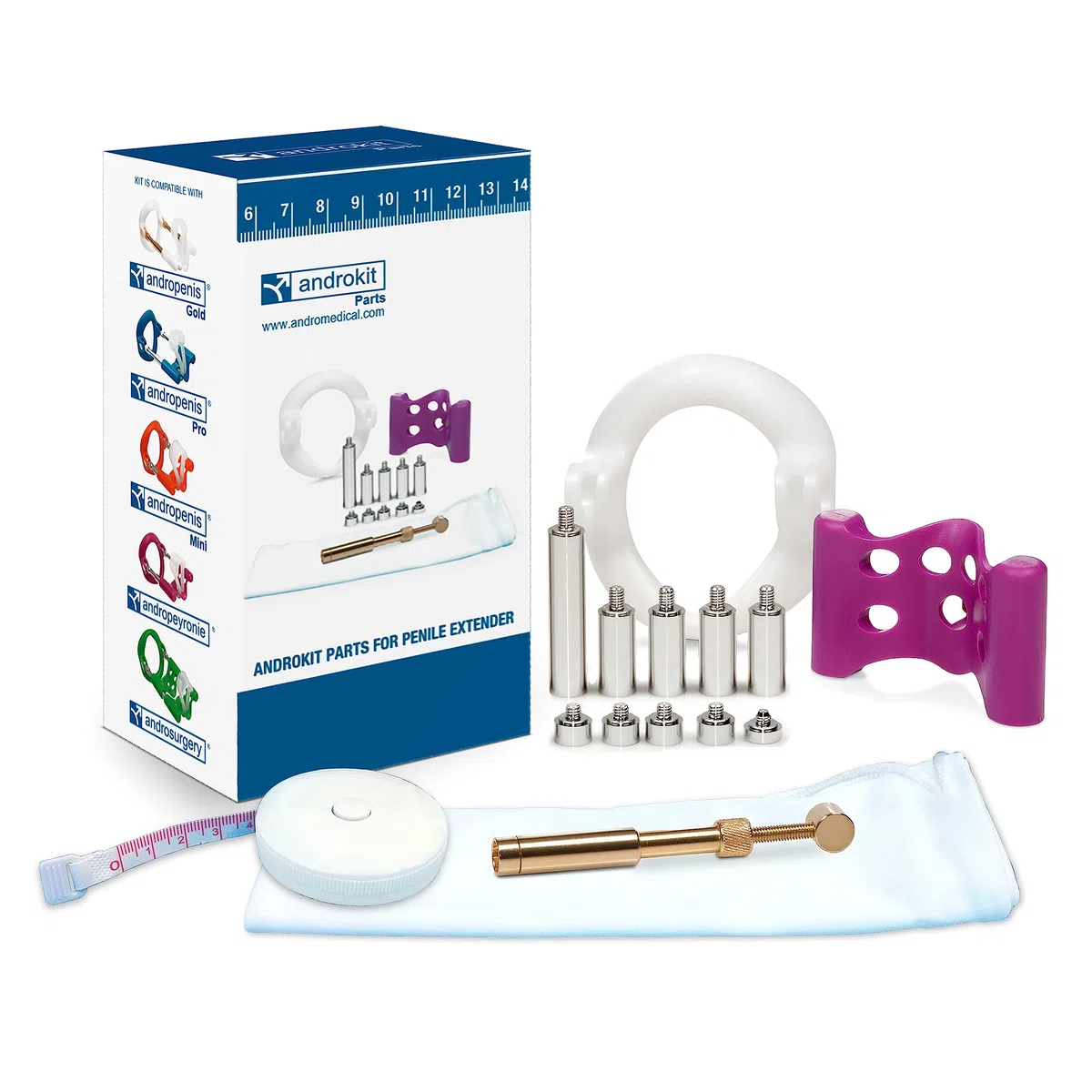Androkit Parts de Andromedical | Repuestos y accesorios para Andropenis o Andropeyronie o Androsurgery