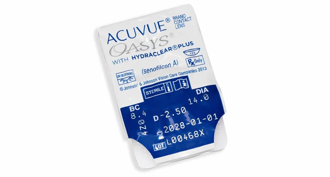 ACUVUE® OASYS with HYDRACLEAR® PLUS - Reemplazo Quincenal - protección UV - 12 lentes