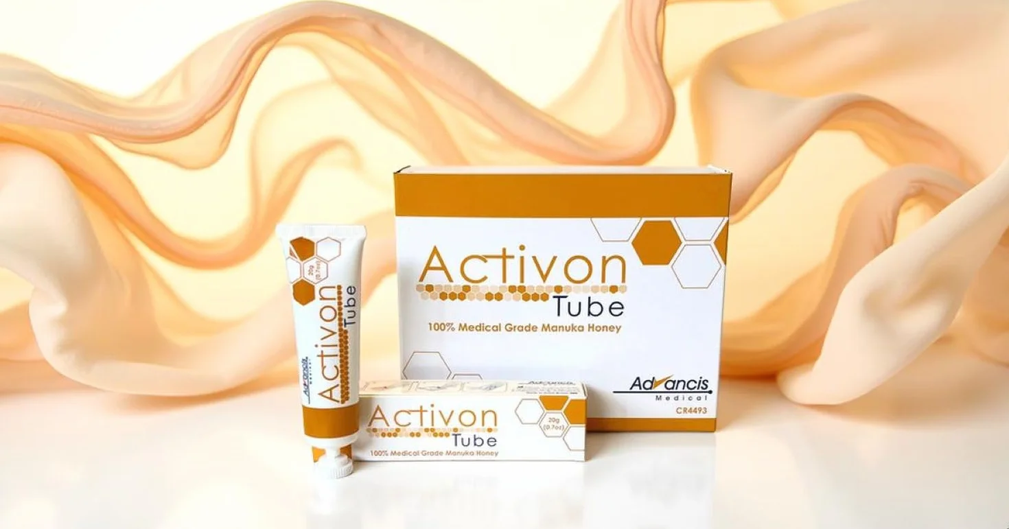 Activon Tubo 25g, 100% miel de manuka médica, 12-pack