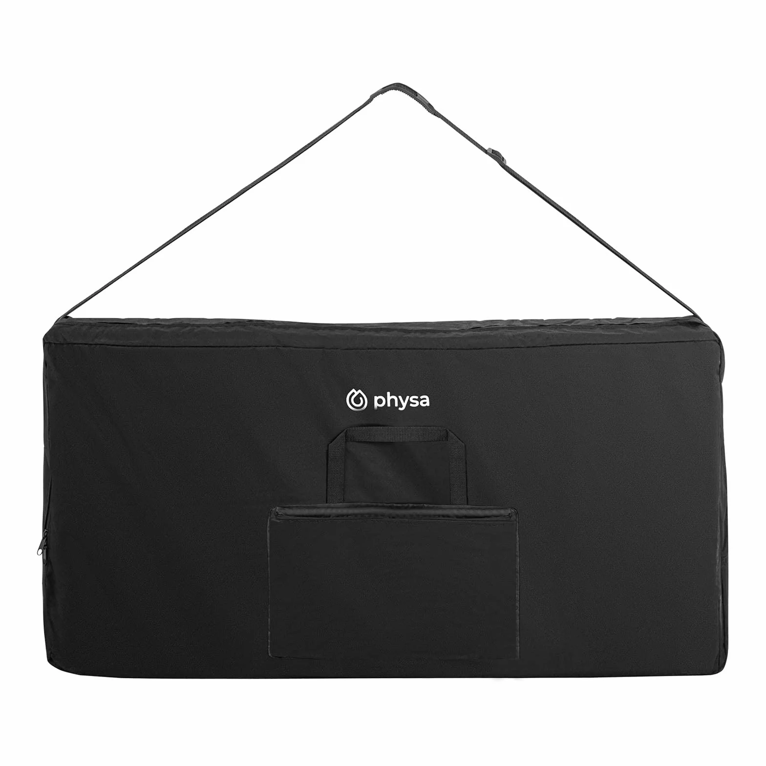 physa Silla De Masaje Plegable MONTPELLIER BLACK Estructura de acero Tapicería en PVC Hasta 160 kg