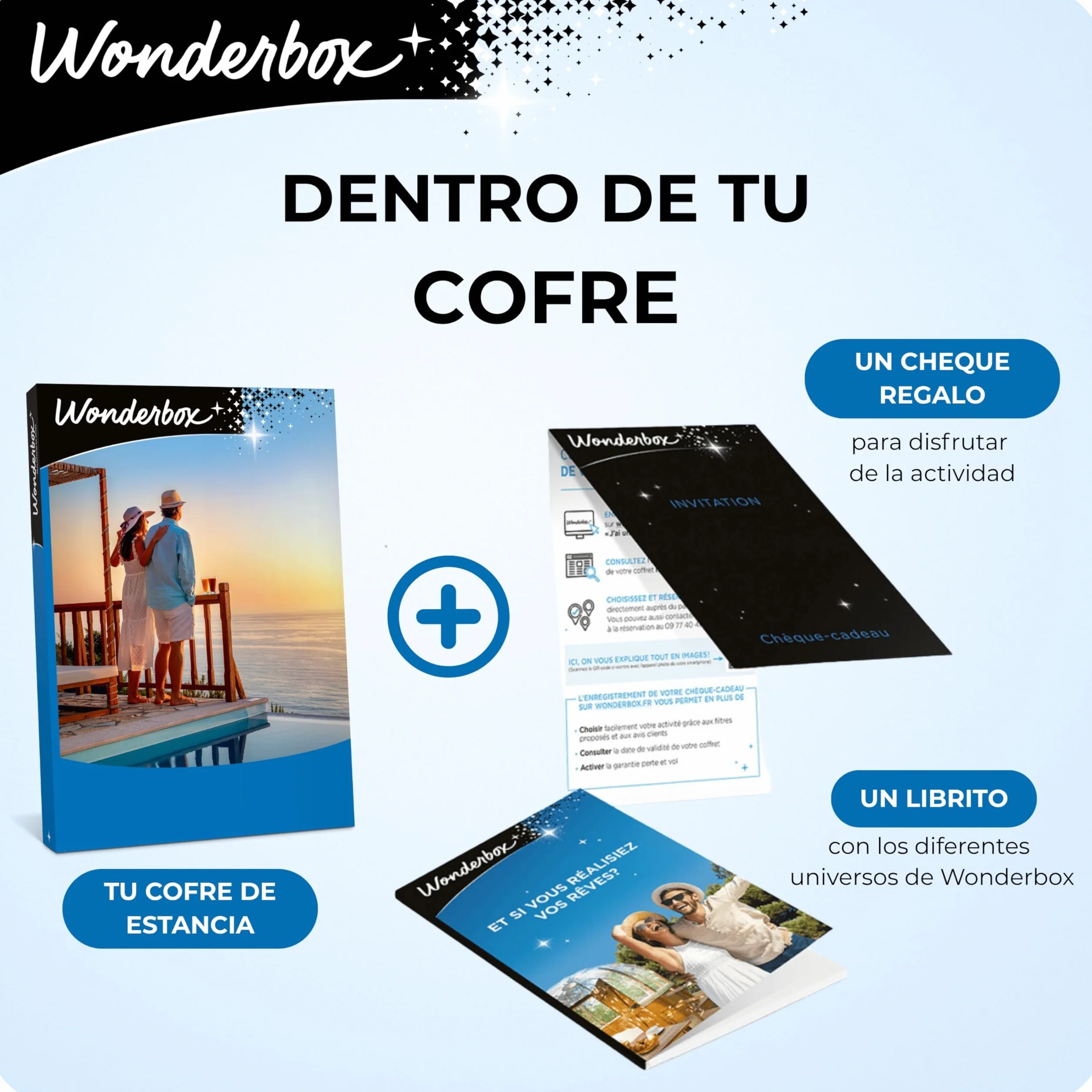 WONDERBOX - Caja Regalo - Escapada en Pareja - Una Estancia en hoteles románticos, masías, hospederías, Casas Rurales en la montaña - Ideas Regalo Pareja Original
