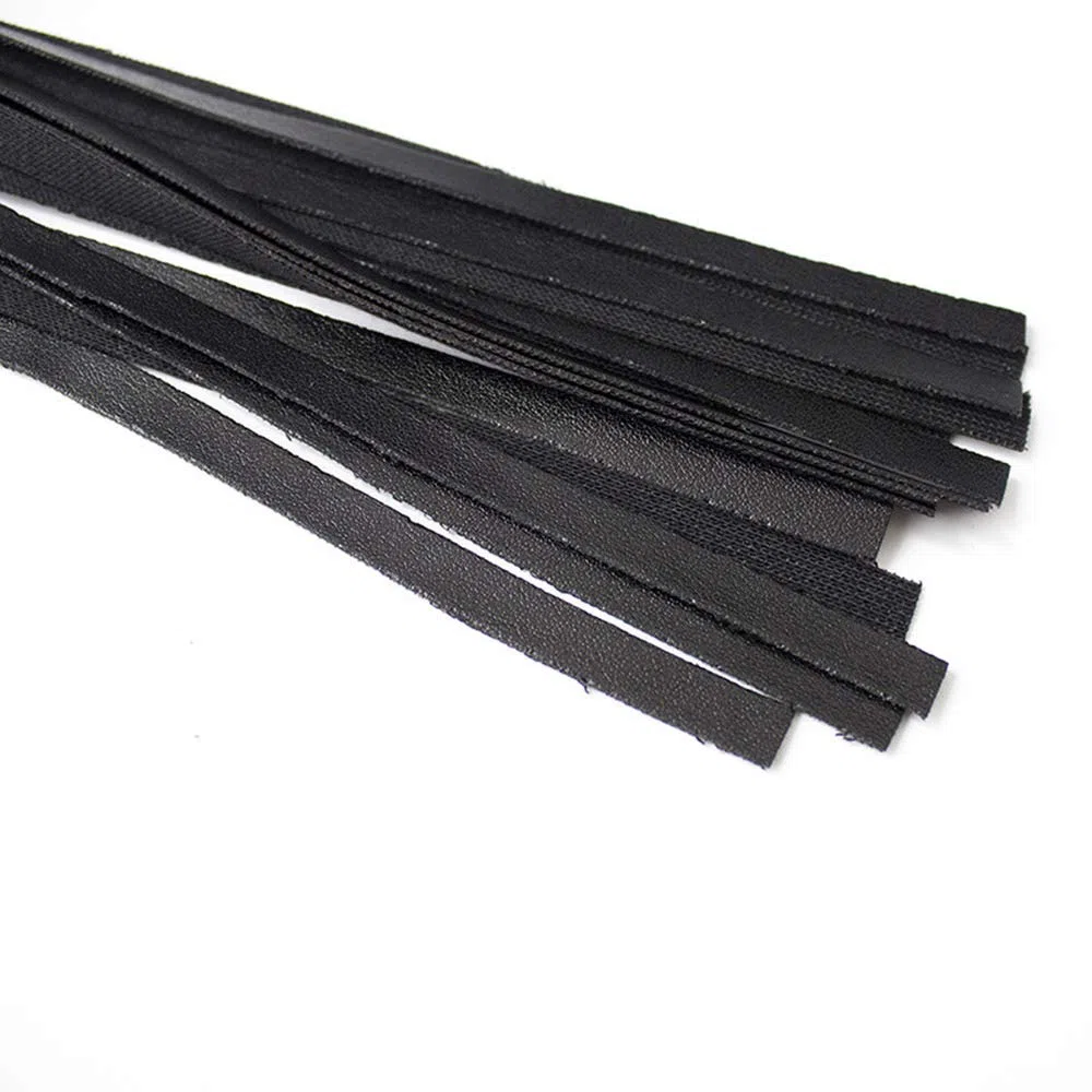 Látigo de Fetiche de Cuero, Azote de Azote de Flogger con Borla para Juego de Pareja