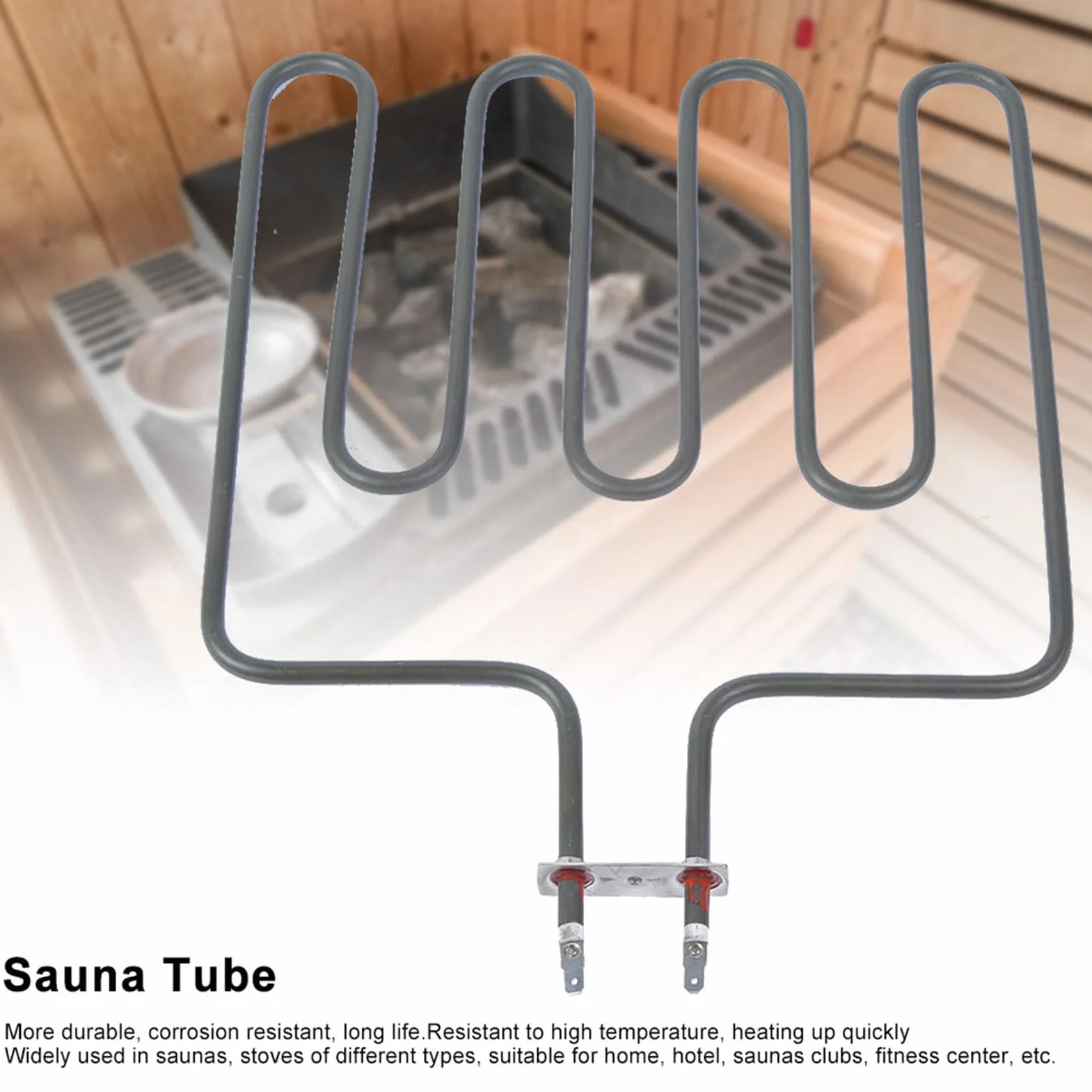 Greensen Elemento Calefactor Eléctrico para Estufa de Sauna 1500W 2000W 3000W