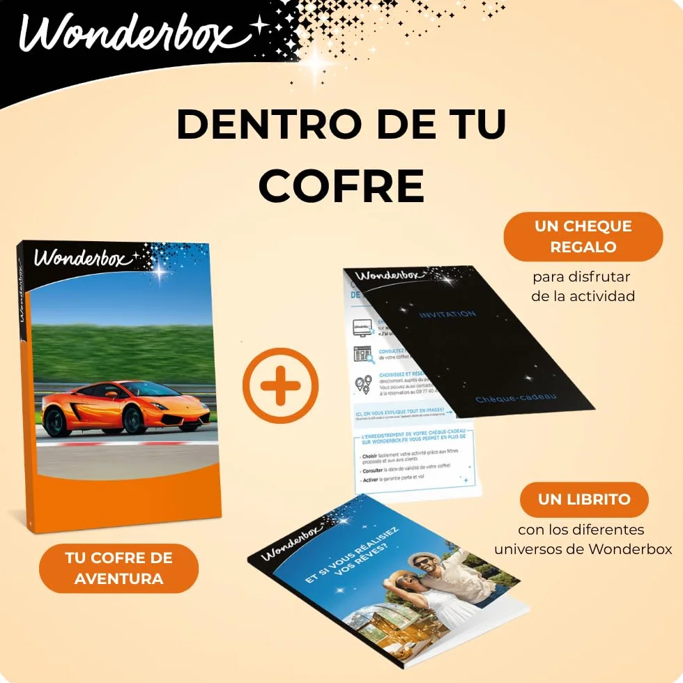WONDERBOX regalo -100% ADRENALINA- 9.550 actividades para una o más personas