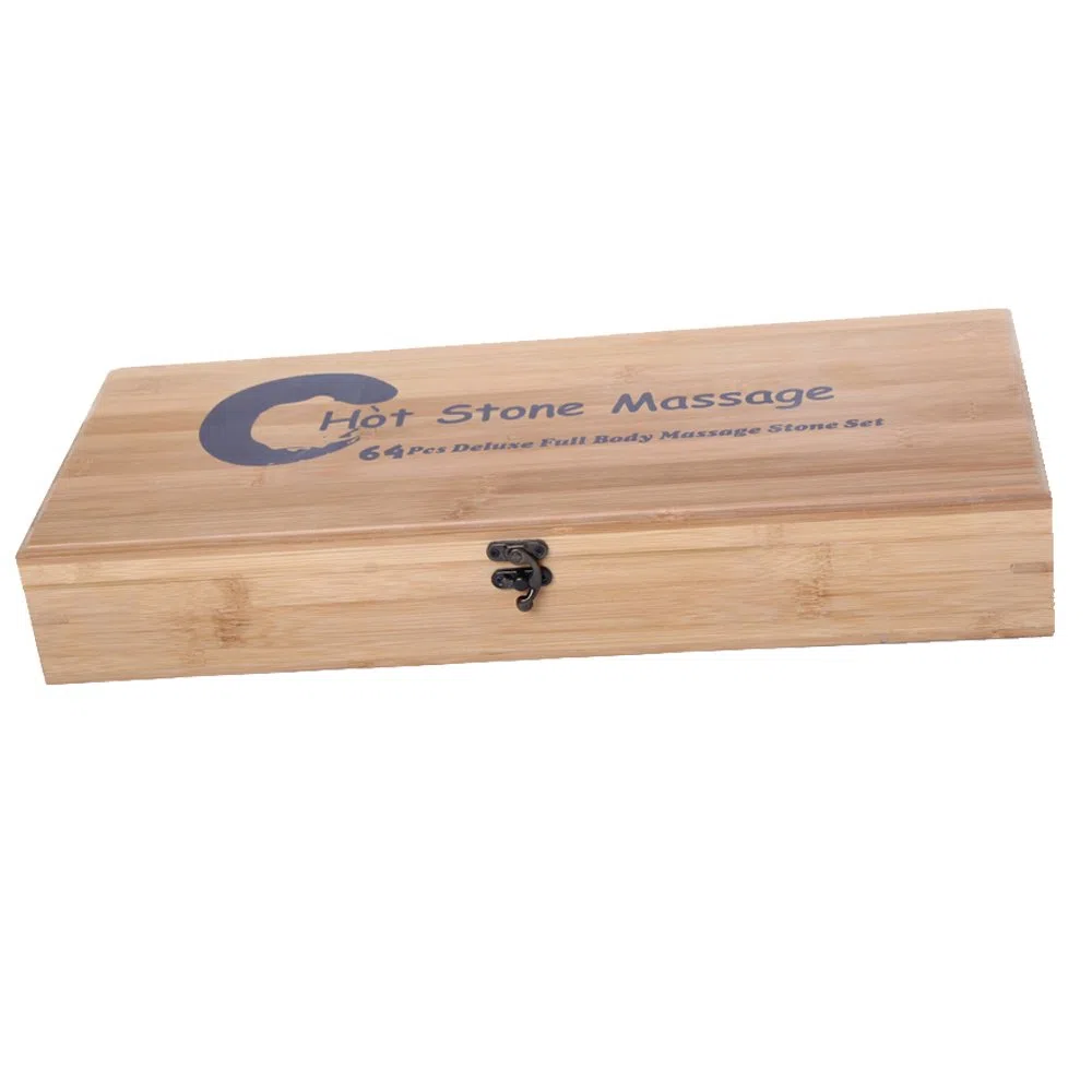 Hot Stone - Masajeador térmico (18 L, incluye 64 piedras) | Juego completo que incluye 64 piedras
