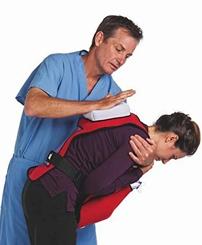 Act+Fast Anti Choking Trainer Red - Simulador de maniobra de Heimlich y Paquetes Interescapulares (Adulto)