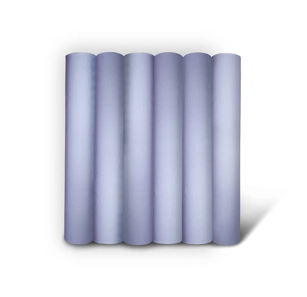 6 Rollos Papel Camilla Morado 59 cm x 65 metros | Papel Camilla Masaje Textura Lisa