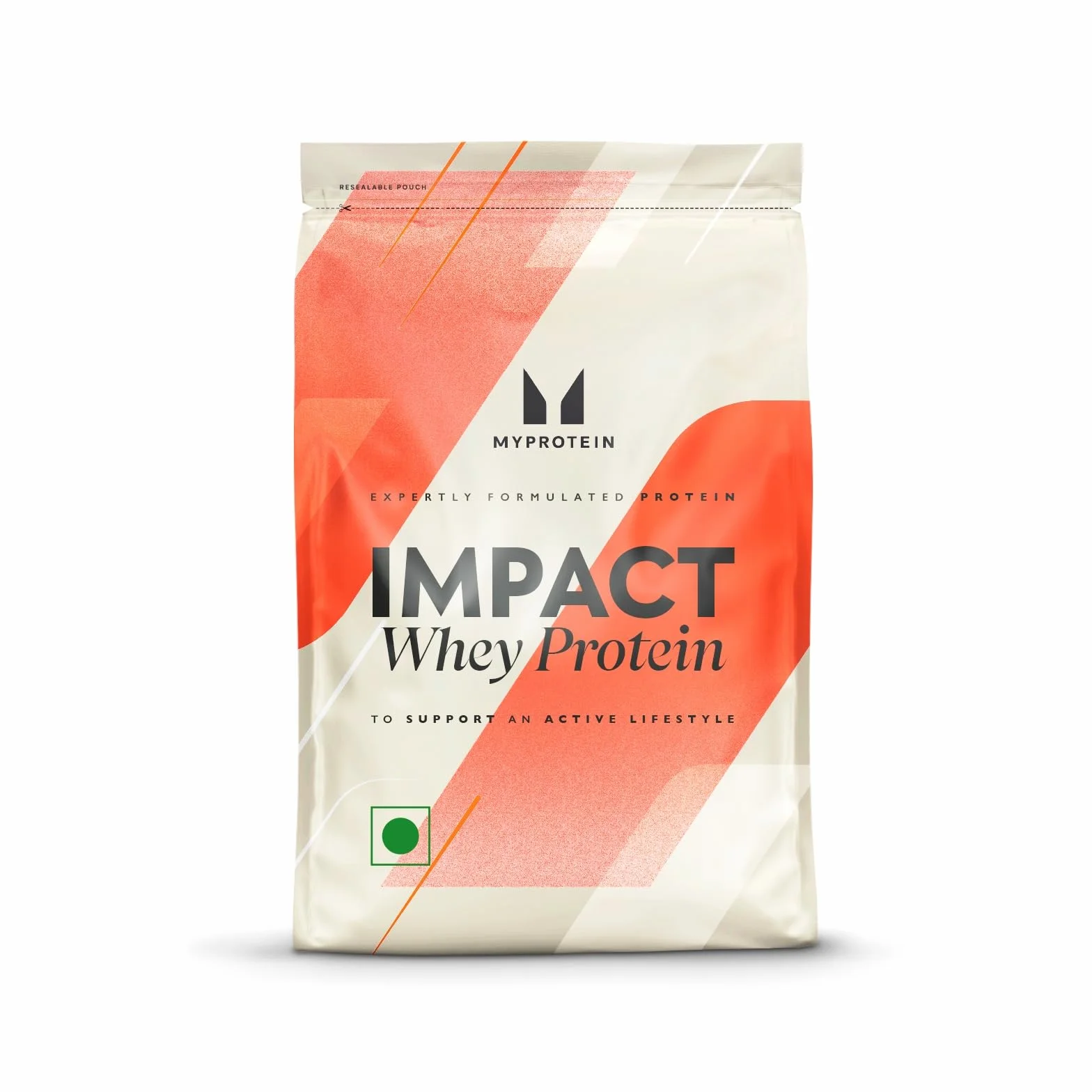 Myprotein Impact Proteína de suero en polvo 23g proteína por porción Sin Sabor 1kg Bajo en azúcar grasas