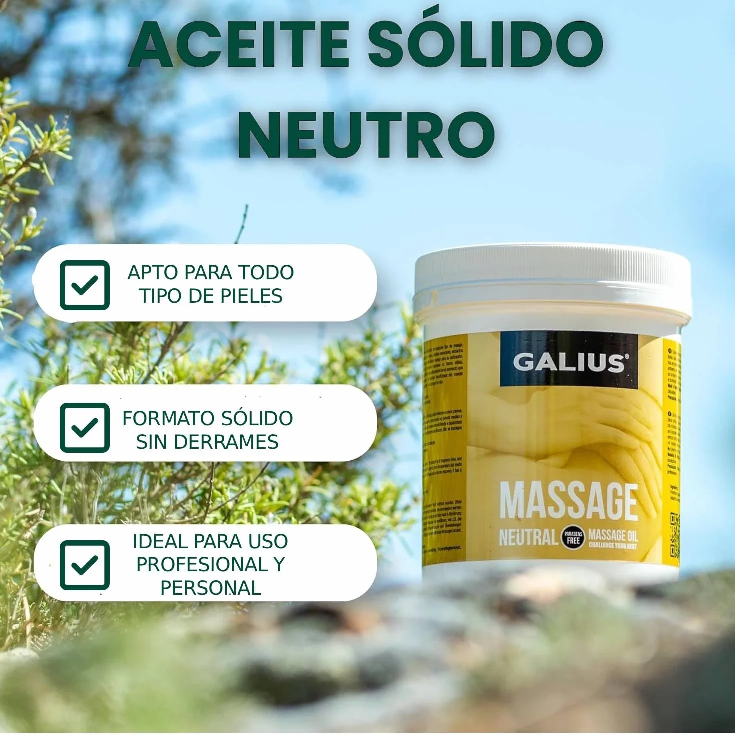Colchón de Masaje Cervical Espalda Lumbar con Hueco Facial Ergonómico Espuma Firme Funda Lavable Incluye Aceite 100 ml