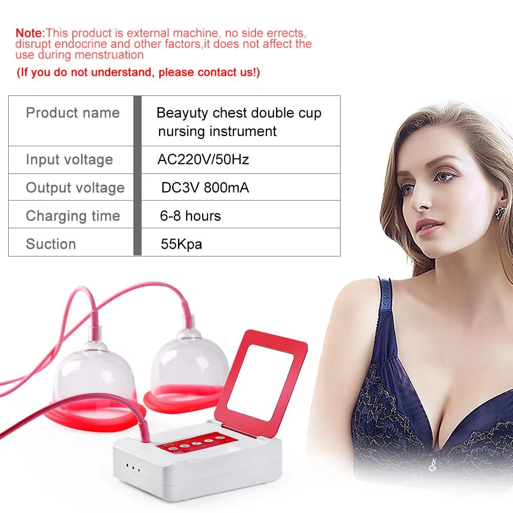 Masajeador de Pecho eléctrico, Extractor de Leche eléctrico con Control Remoto, Ventosa Doble, Carga USB y Ajuste de 5 velocidades.,A