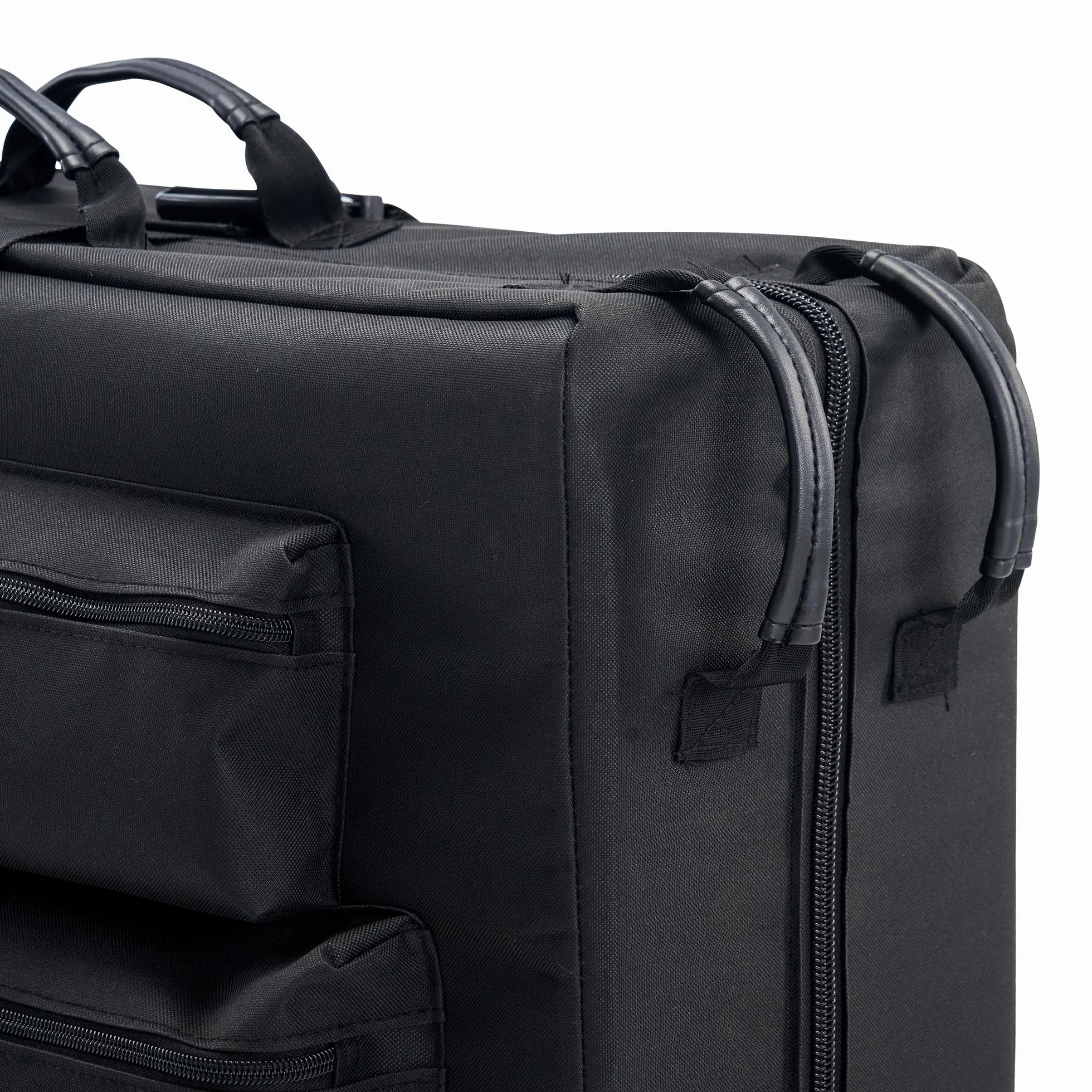 Master Massage Bolsa de transporte para camillas de masaje, nailon, negro con ruedas