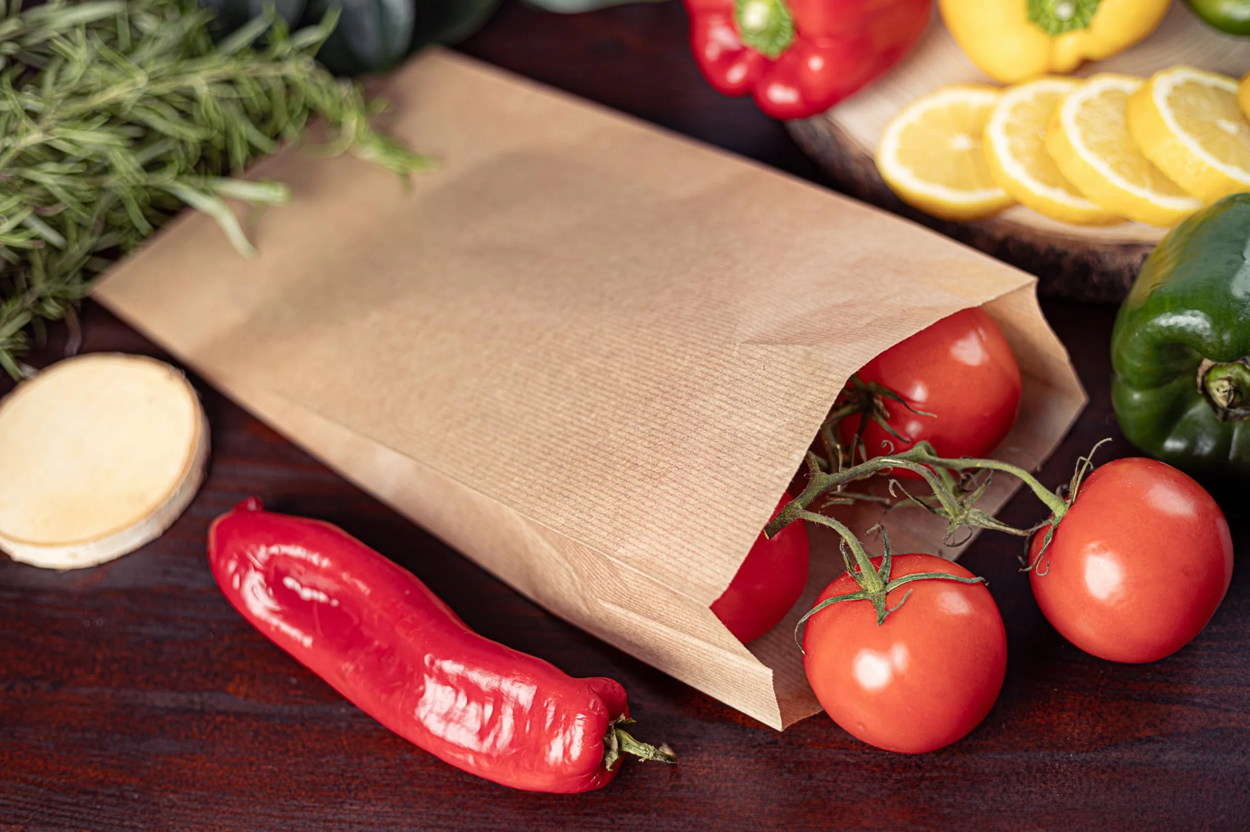 1000 Bolsas 12 x 21 cm De Papel Marrón | Bolsas de papel para dulces | Embalaje | Almuerzo | Sándwich | Respetuoso con el medio ambiente | Ecológico