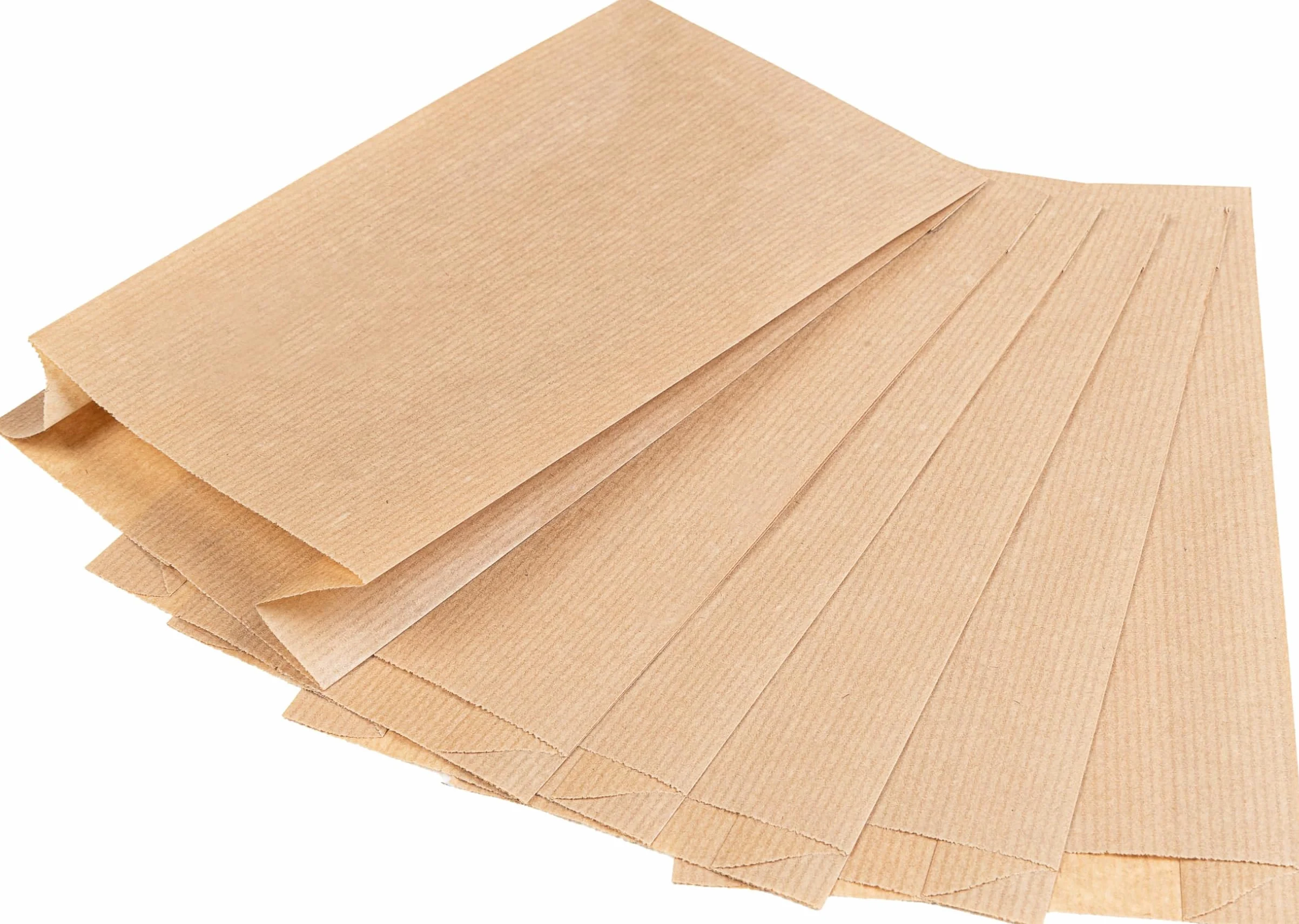 1000 Bolsas 12 x 21 cm De Papel Marrón | Bolsas de papel para dulces | Embalaje | Almuerzo | Sándwich | Respetuoso con el medio ambiente | Ecológico