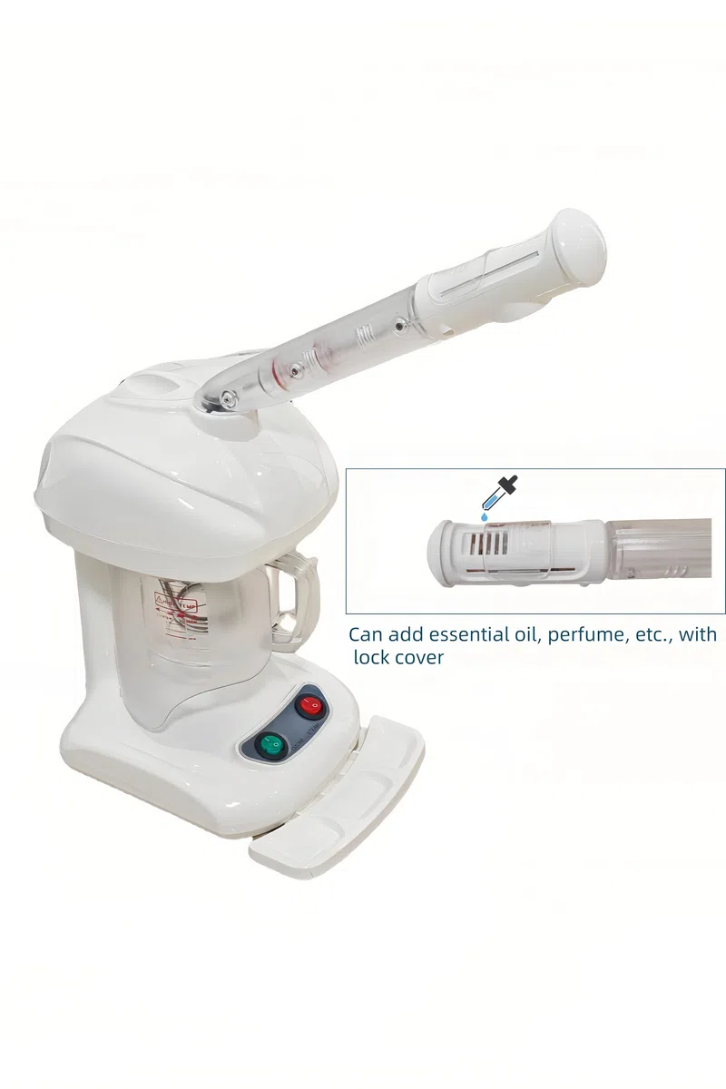 Vaporizador Capilar y Facial 2 en 1, Vapor Nano Iónico, Cuidado Profundo para Cabello y Piel, Uso Doméstico y Salón