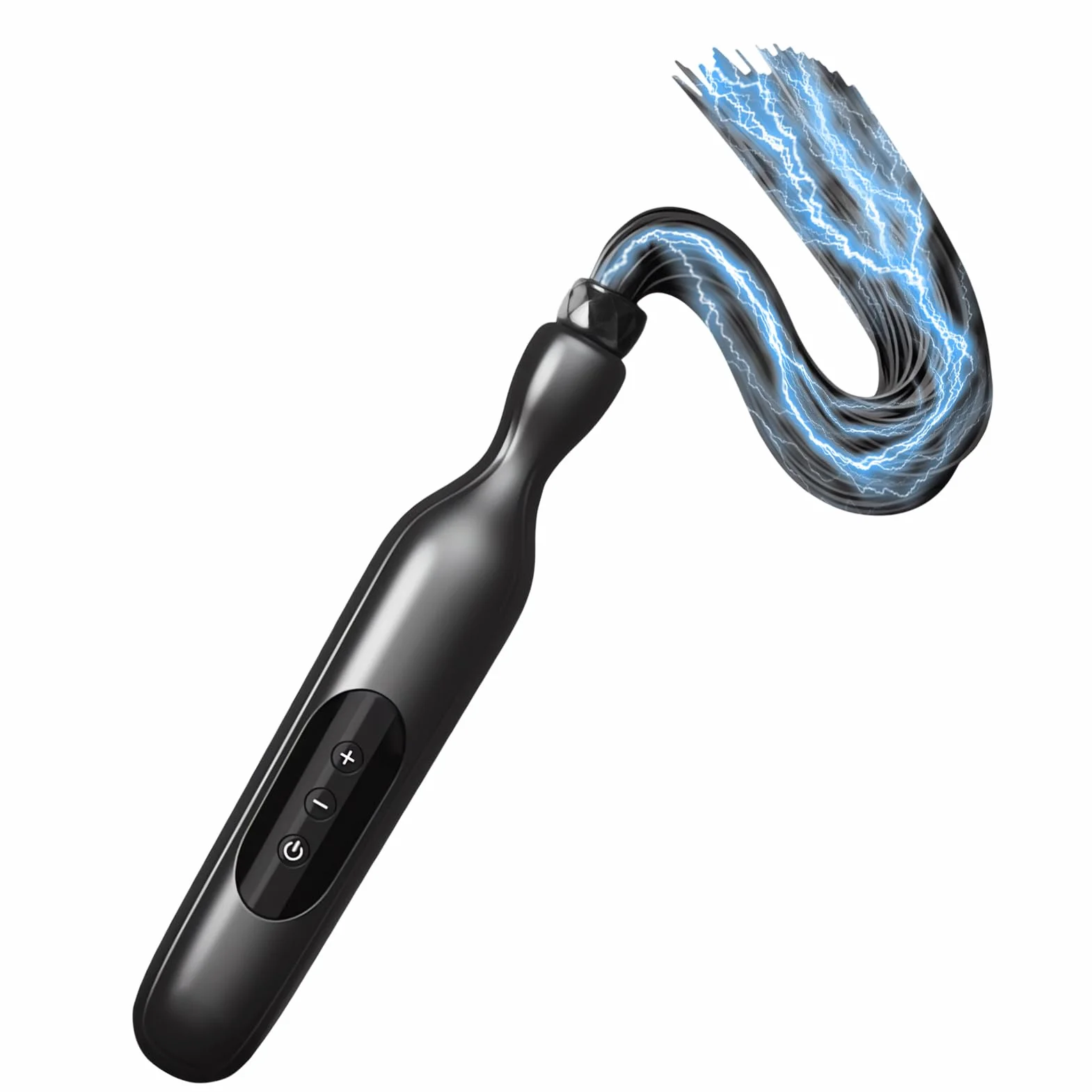 SXOVO Latigo Eléctrico Juguetes Eróticos para Pareja Sexuales - Fusta y Latigo Sexuales con 5 Niveles Intensidad Descarga, Fusta Eróticos para Esclava Azotaina, BDSM Juguetes Sexuales Mujer Hombre