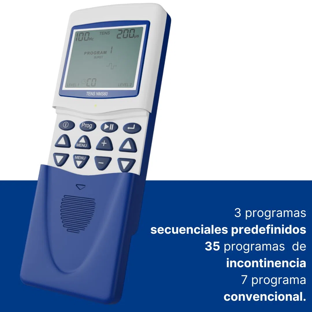 Tens EMS NMS60 Electroestimulador Muscular Incontinencia Urinaria y Tratamiento de Analgesia - 45 Programas