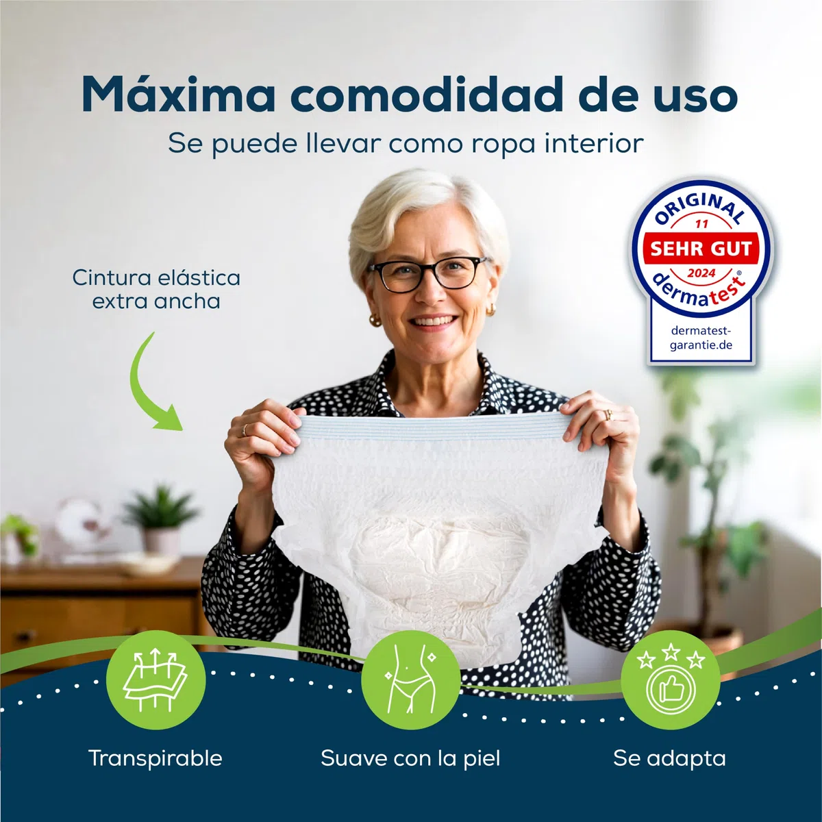 Sensalou - Ropa interior para incontinencia para adultos, hombres y mujeres, talla XXL, 88 unidades, pañales