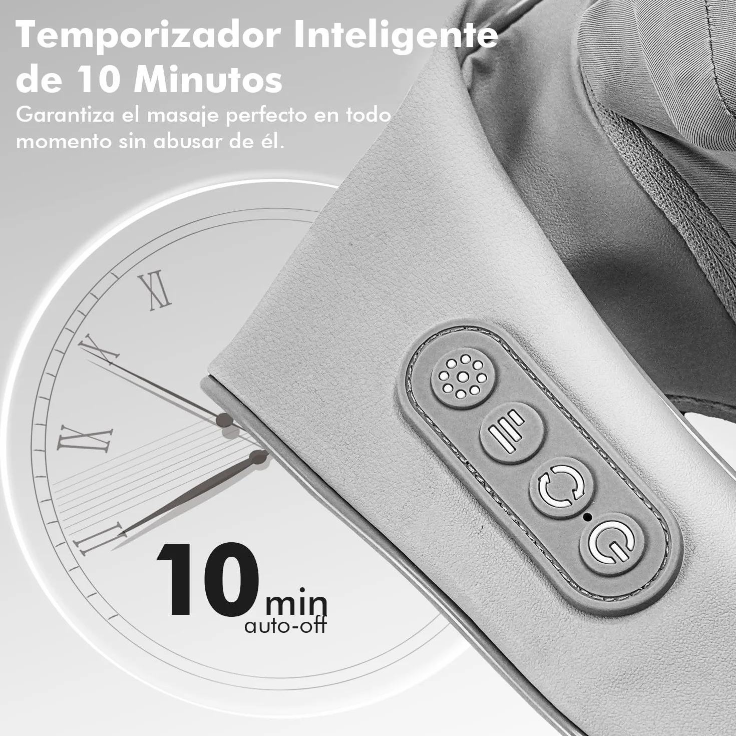 Masajeador Cervical y Espalda con Calor y 3 Velocidades, Regalo Original