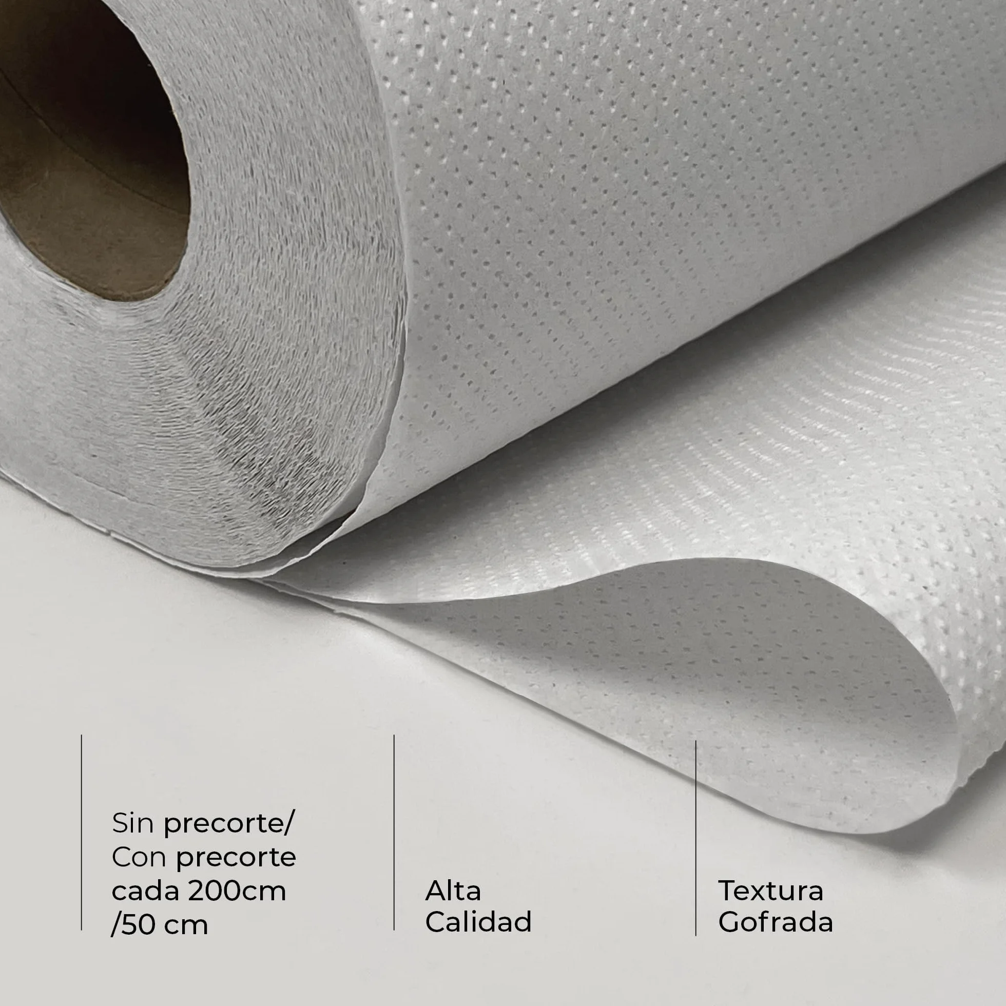 Papel Camilla ECO Precorte 50 cm 59 cm x 65 m Rollo Masaje 6 Rollos