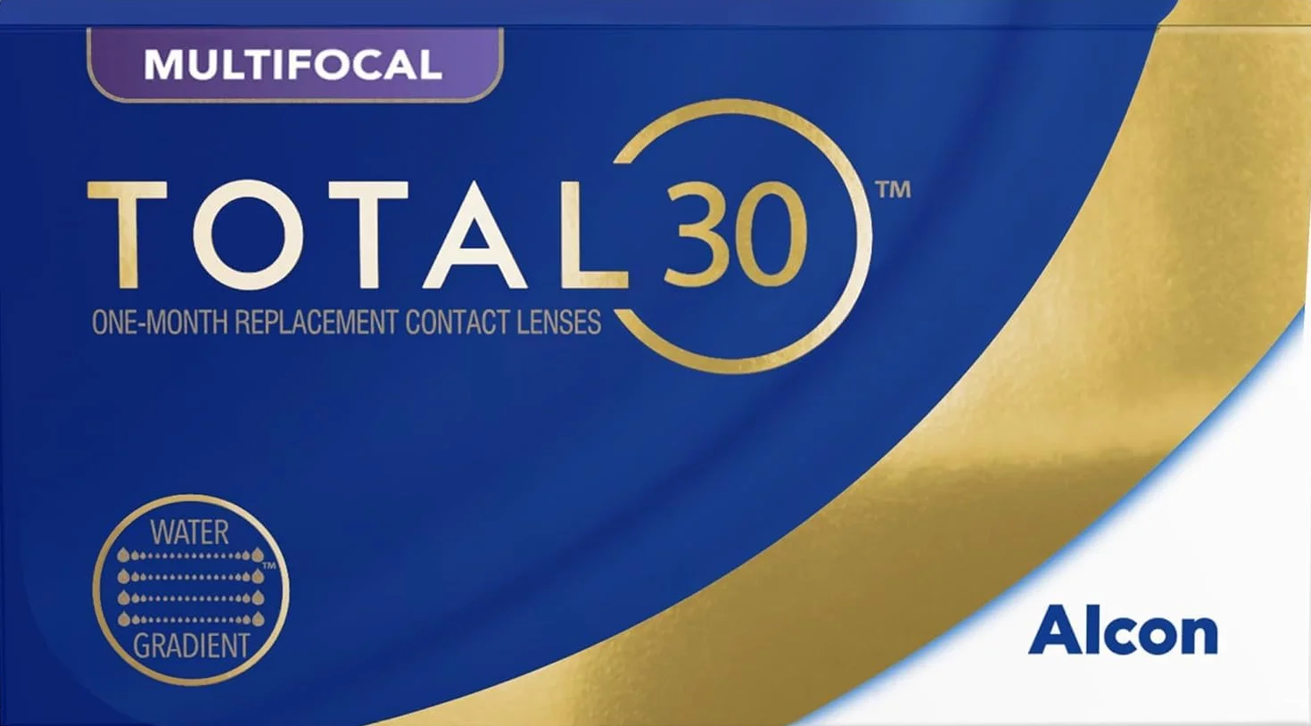 TOTAL30 Multifocal lentes de contacto mensuales 3 lentes R 8.4 mm D 14.2 mm adición baja -03.75 dioptrías