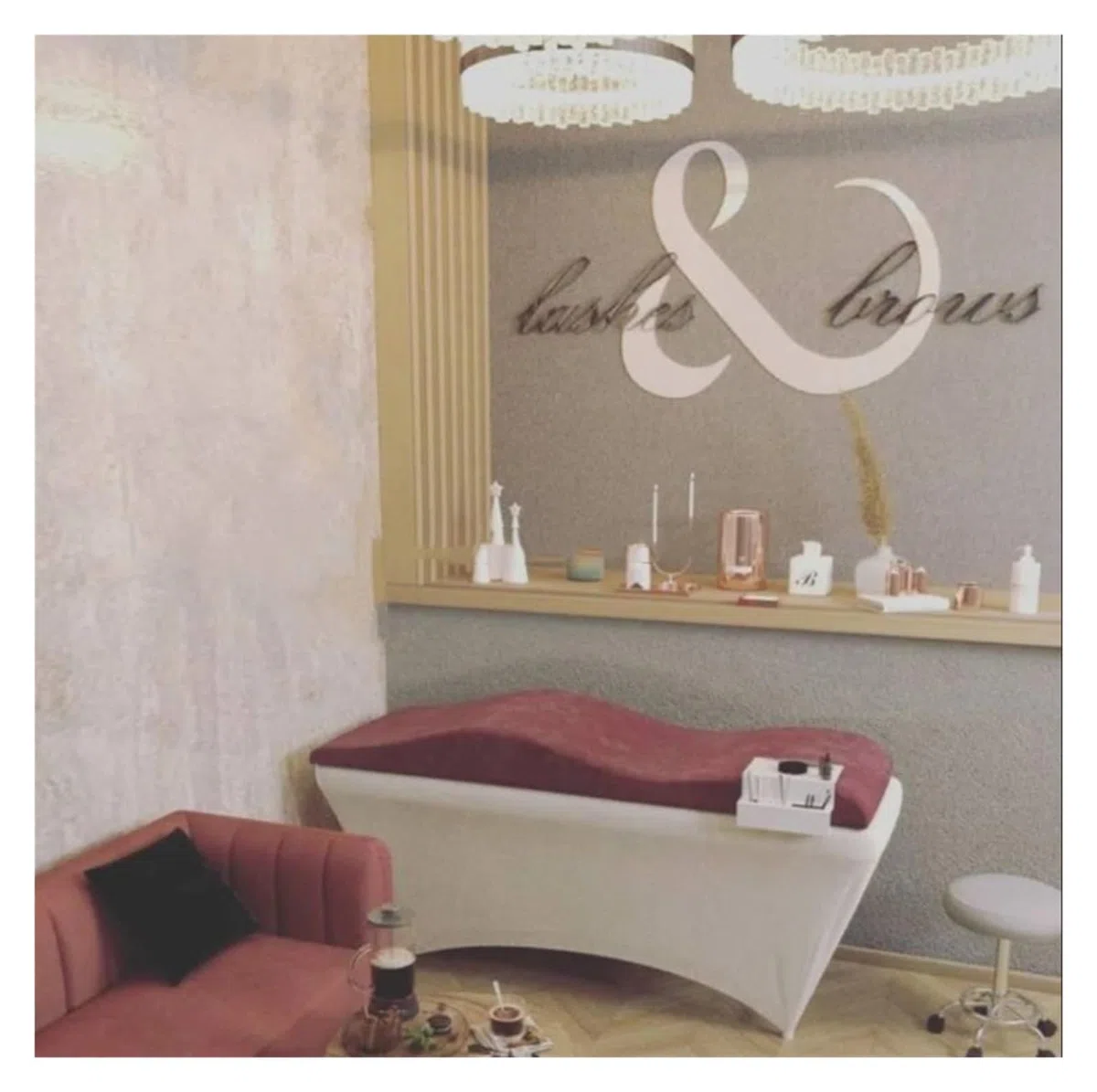 Topper De Colchón Curvado Cama de masajes con extensión pestañas Curvada for salón Belleza, colchón Terciopelo for(Plastic Cover)