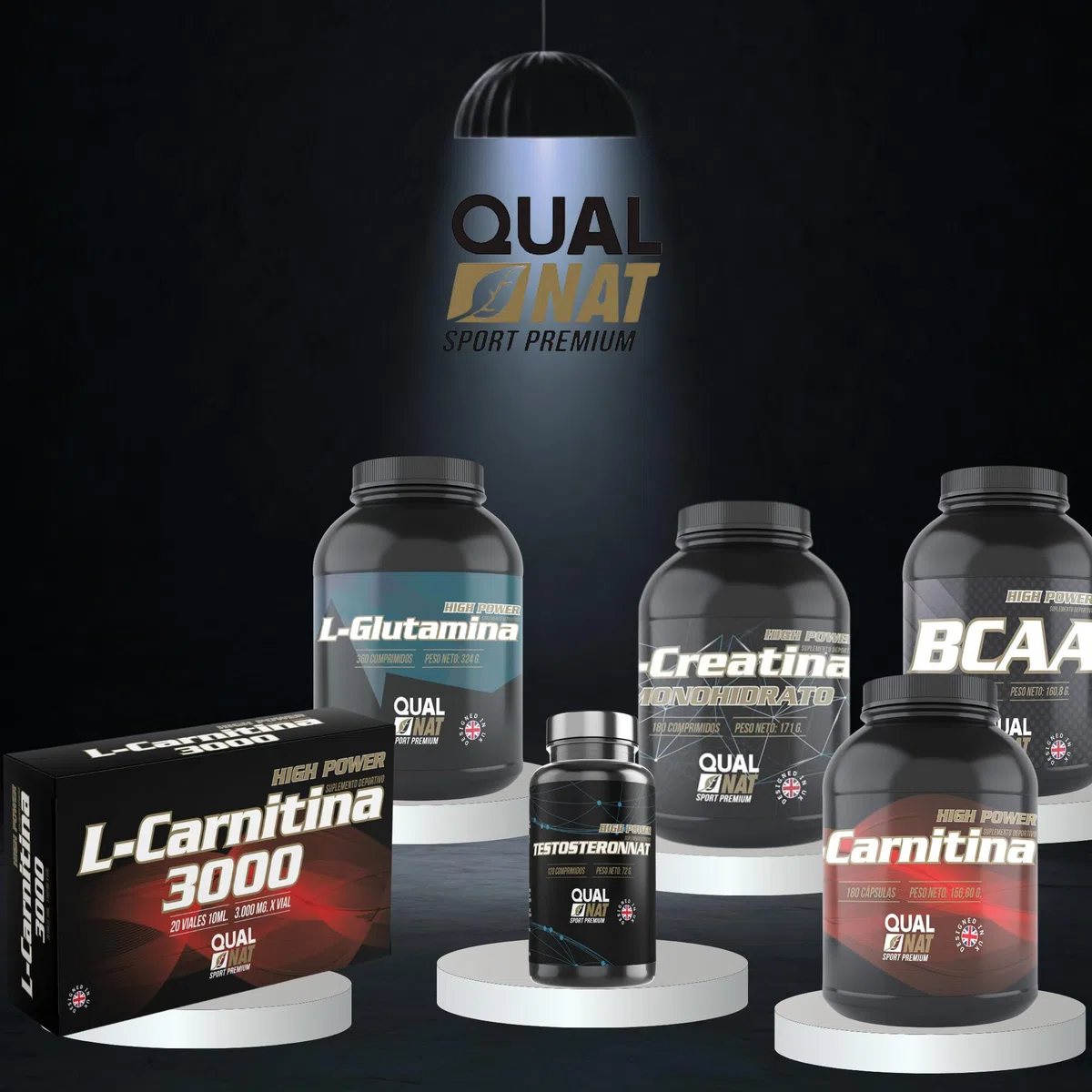 QUALNAT Testosterona Pura Maca + Zinc 240 Comprimidos para Aumentar Masa Muscular y Energía