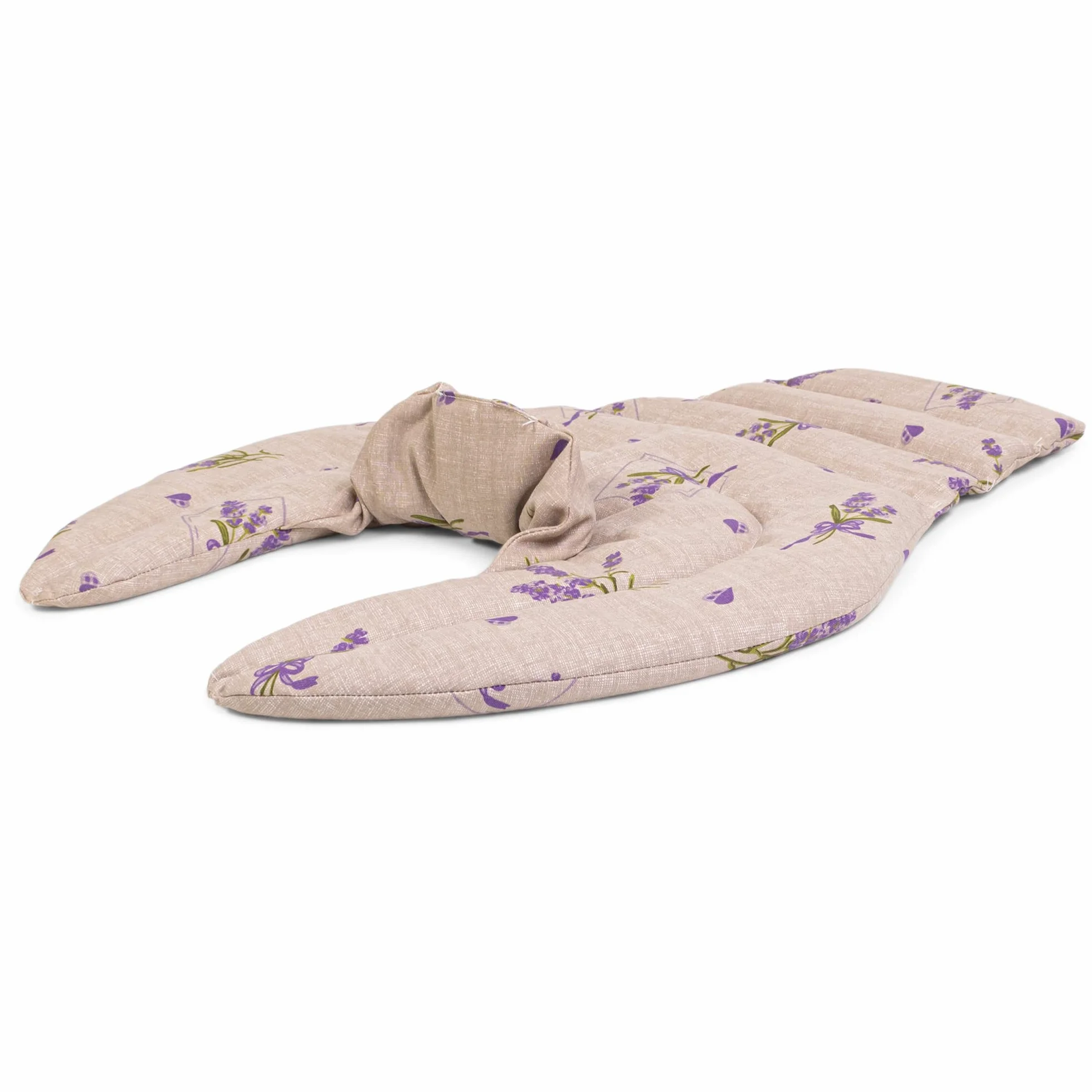 Cojín cervical térmico para cuello y hombros aroma de cereza marrón