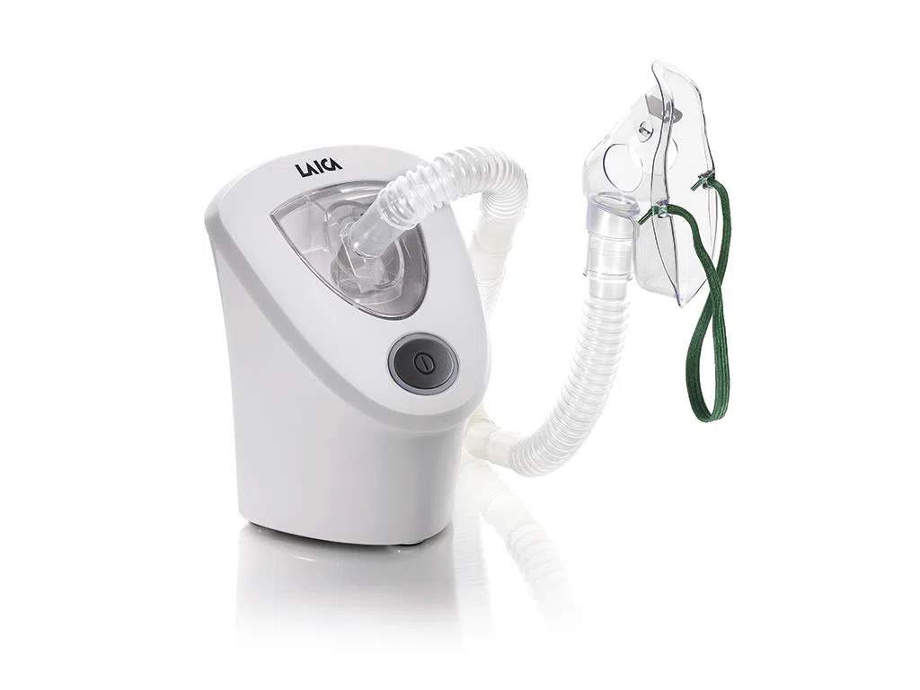 Laica Aerosol ultrasónico portátil MD6026 para adultos y niños, silencioso, blanco