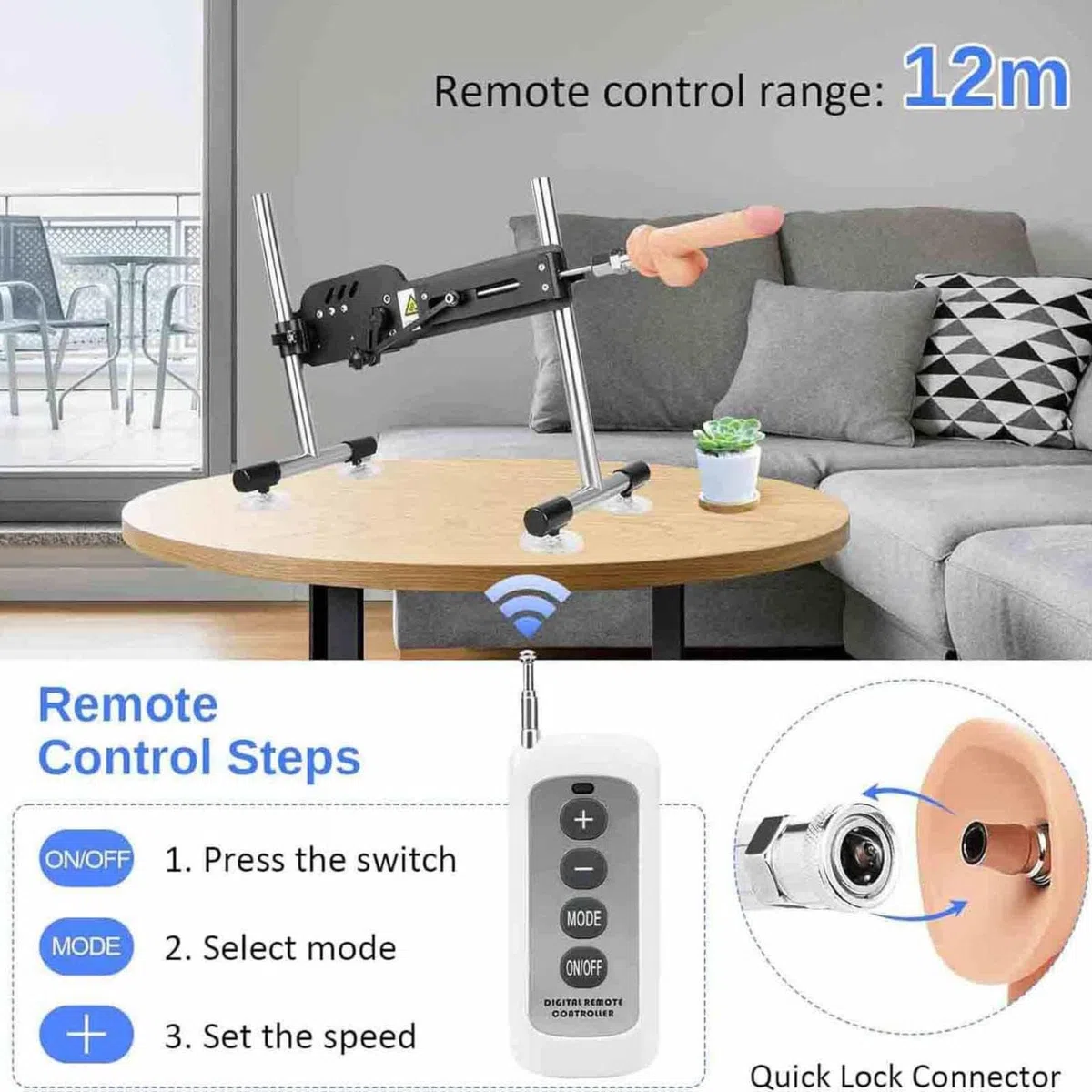 Máquina Modos de Frecuencia Múltiple Fácil de Limpiar,Kit4