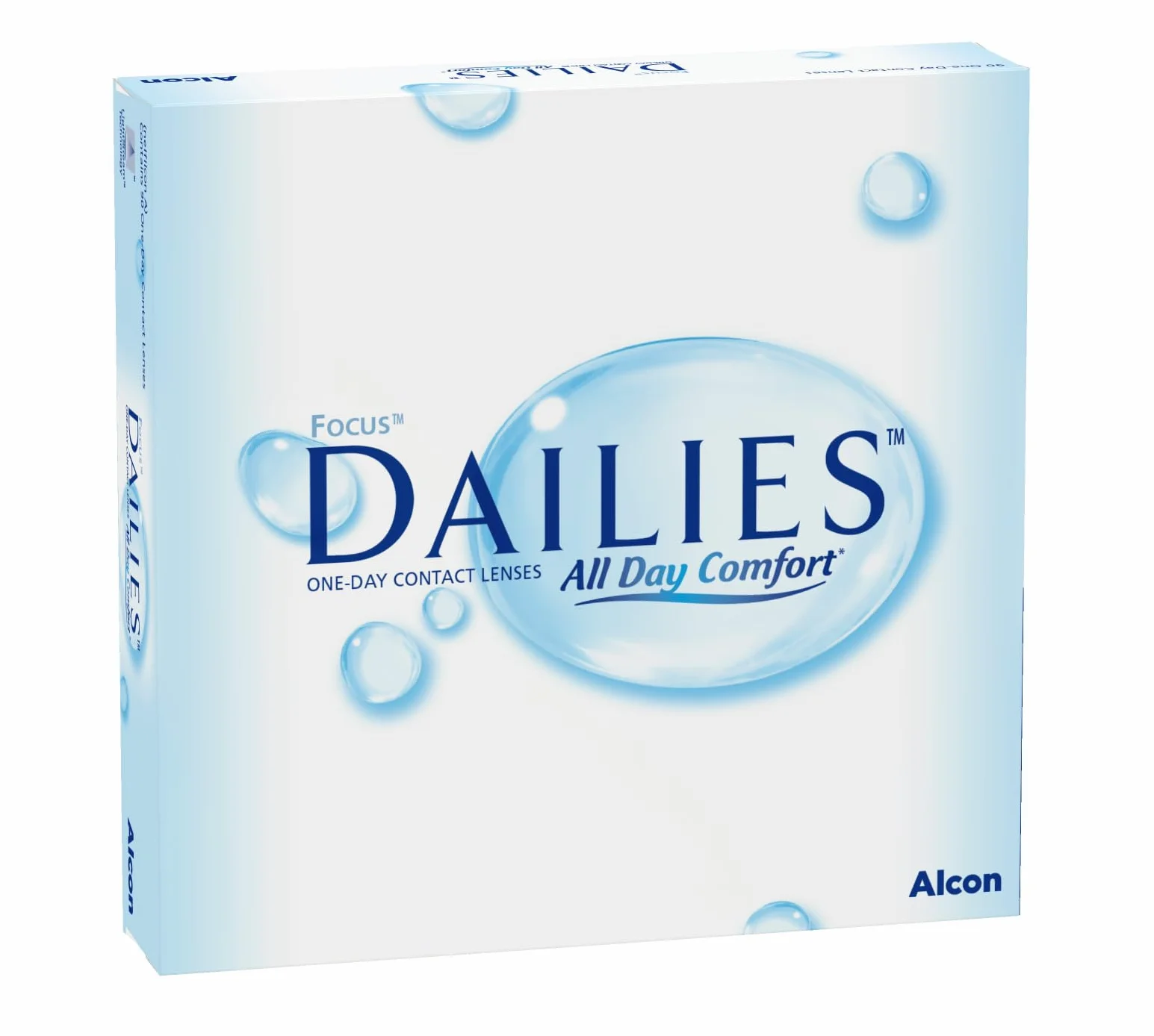 Dailies All Day Comfort Lentes de contacto de reemplazo diario Pack de 90 R 8.6 mm D 13.8 mm -4.50 Dioptrías