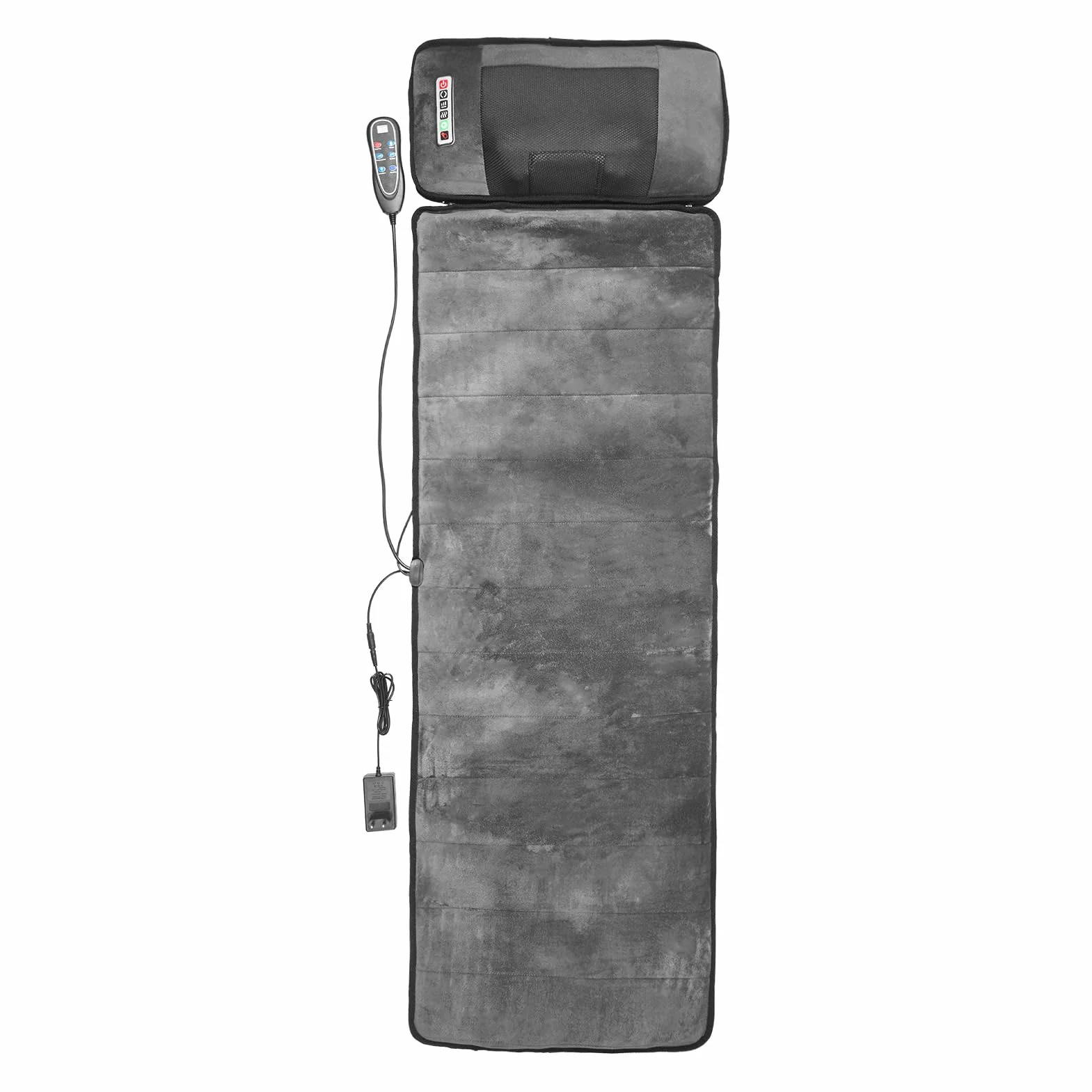 Colchoneta De Masaje De Cuerpo Completo 50x165cm,colchón De Masaje Inteligente De 9 Velocidades Con Cojín Lumbar Inflable Con Control Remoto,masajeador De Espalda De Cuello Hombros Para Aliviar