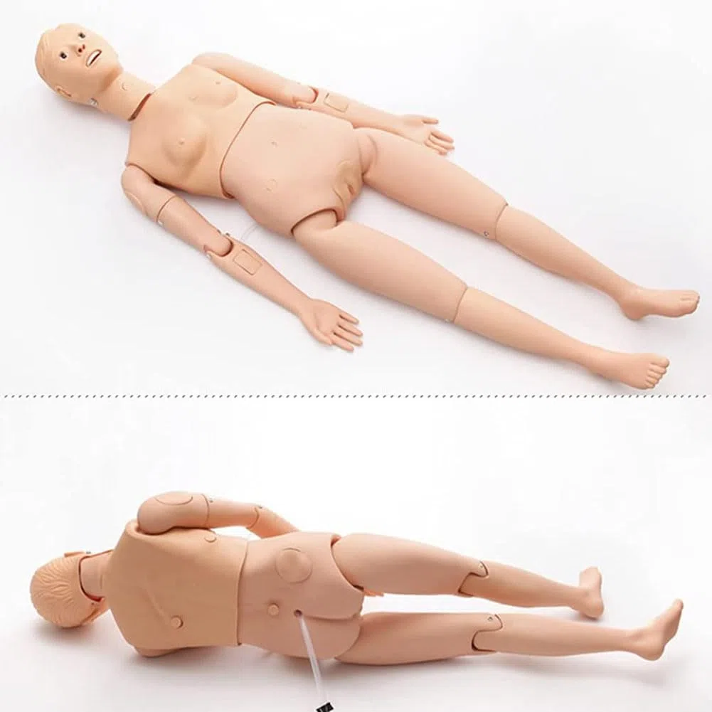 Formación Enfermería Maniquí, Mujeres Maniqui Enfermeria, Maniquí Entrenamiento Enfermería, RCP Maniqui Simulador Medico Con Módulos Heridas Viscerales Para Enfermería Médico Formación Enseñando