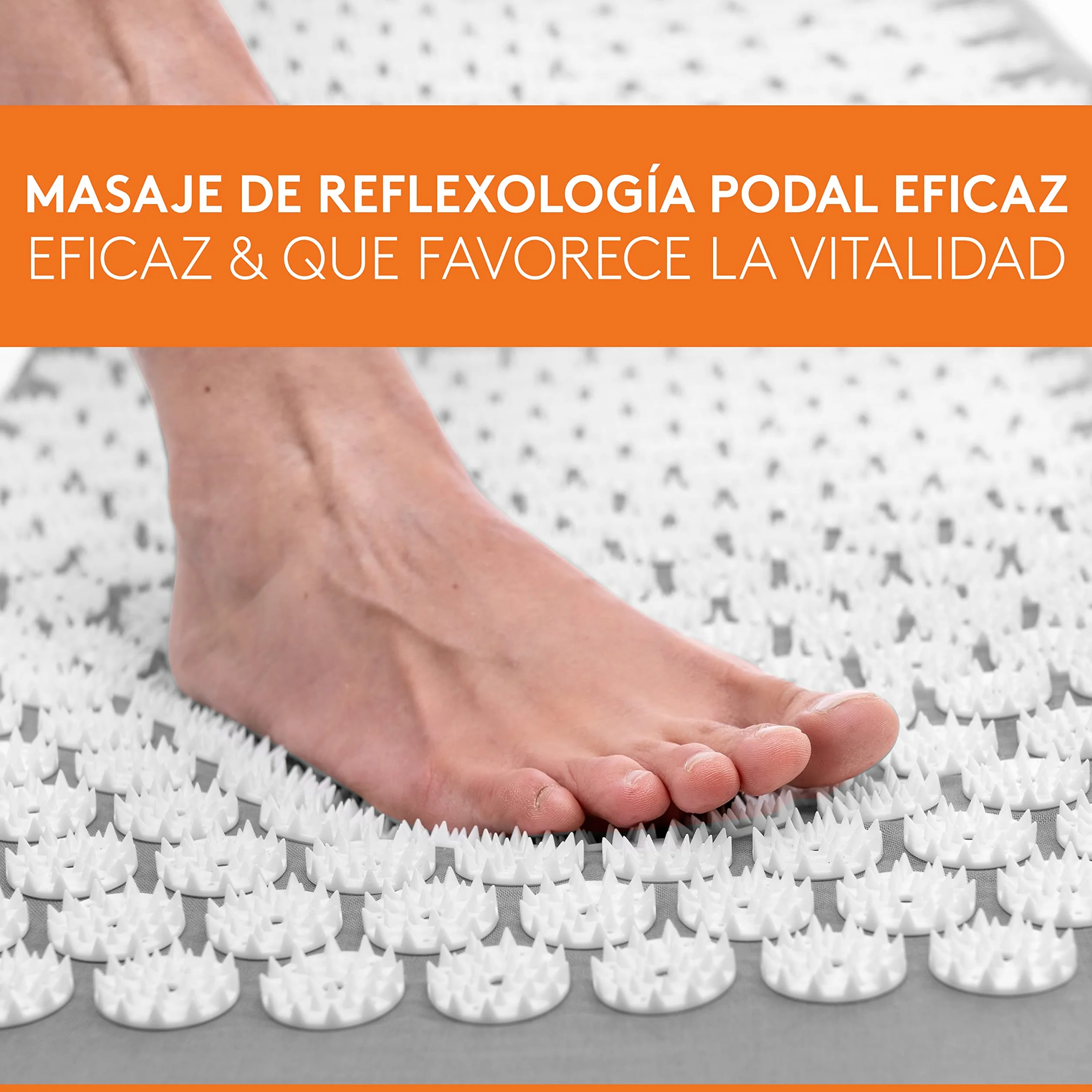 Esterilla de acupresión Wellax con almohada - alivia específicamente la tensión y promueve la circulación - la esterilla de masaje en el juego incl. almohada de acupresión y bolsa de transporte