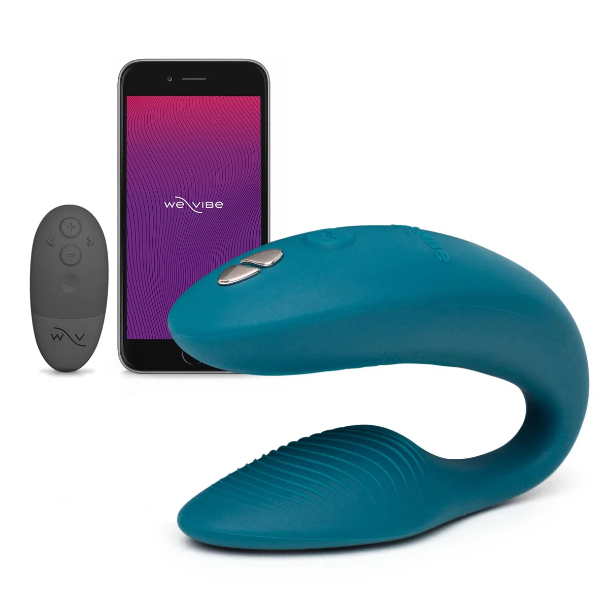 We-Vibe Sync 2 Vibrador para parejas con control por mando - Juguete sexual vibrante - Estimulación del punto G y del clítoris - Control por app y por mando - Para juegos sexuales de adultos - Verde