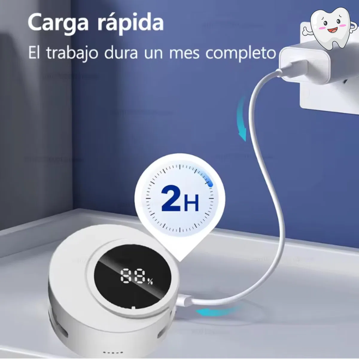 SENSODYNT Esterilizador Cepillo Cientes, Higienizador Cepillo Dientes con Tecnología Doble UV - Desinfectante Cepillo Dientes + Soporte Cepillo de Dientes sin Taladrar